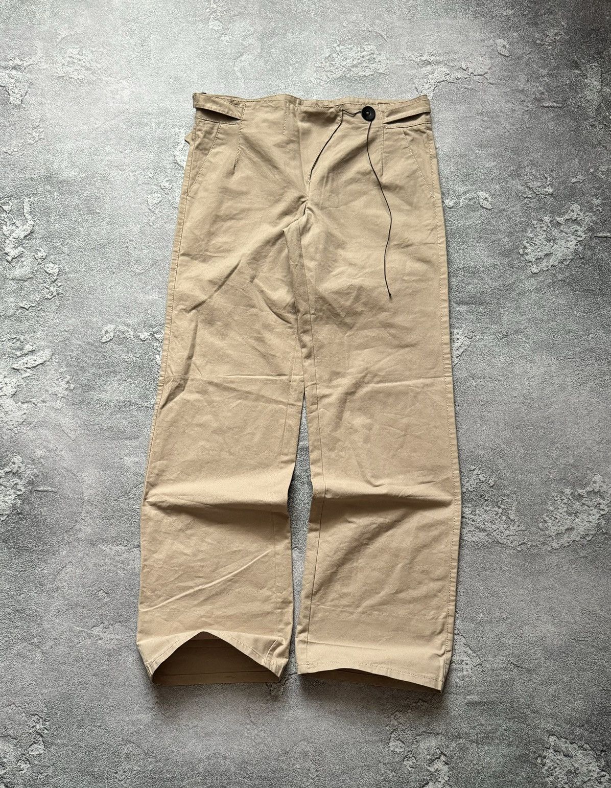 Mandarina Duck × Vintage Mandarina duck 🦆 46IT beige relaxed pant trouser chino Size 32" / US 10 / IT 46 - 5 Thumbnail