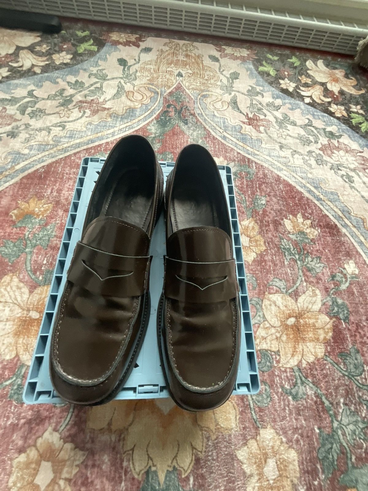 Gant Gant burgundy leather loafers Size US 10.5 / EU 43-44 - 1 Thumbnail