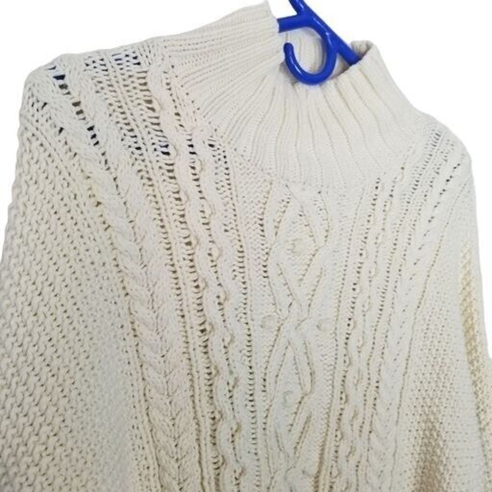 Vineyard Vines Vineyard Vines Womens Fisherman Sweater Chunky Cable Knit L Size L / US 10 / IT 46 - 5 Thumbnail