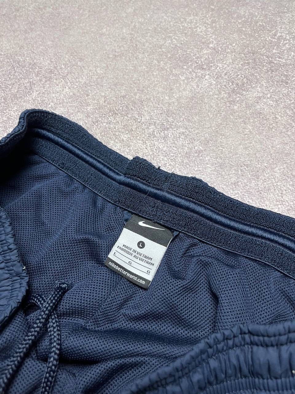 Nike × Vintage Vintage Nike Swoosh Baggy Nylon Trackpants Y2K L Size US 34 / EU 50 - 3 Thumbnail