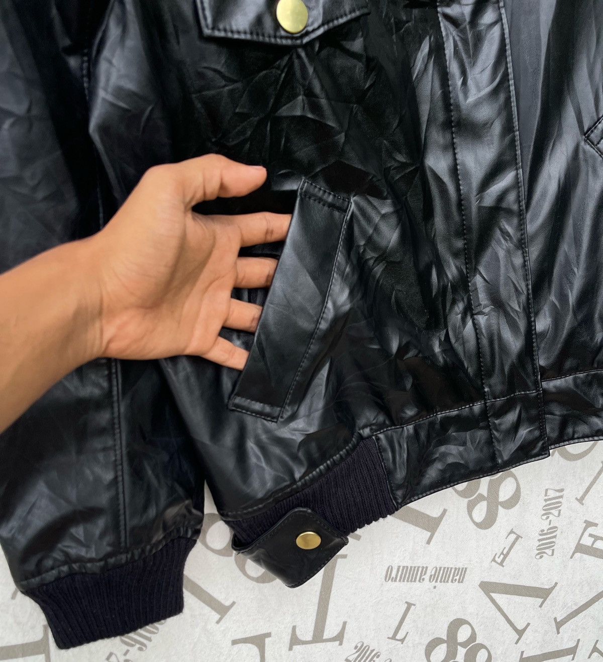mercibeaucoup Mercibeaucoup by Issey Miyake Pu Leather Bomber Jacket Size M / US 6-8 / IT 42-44 - 11 Thumbnail
