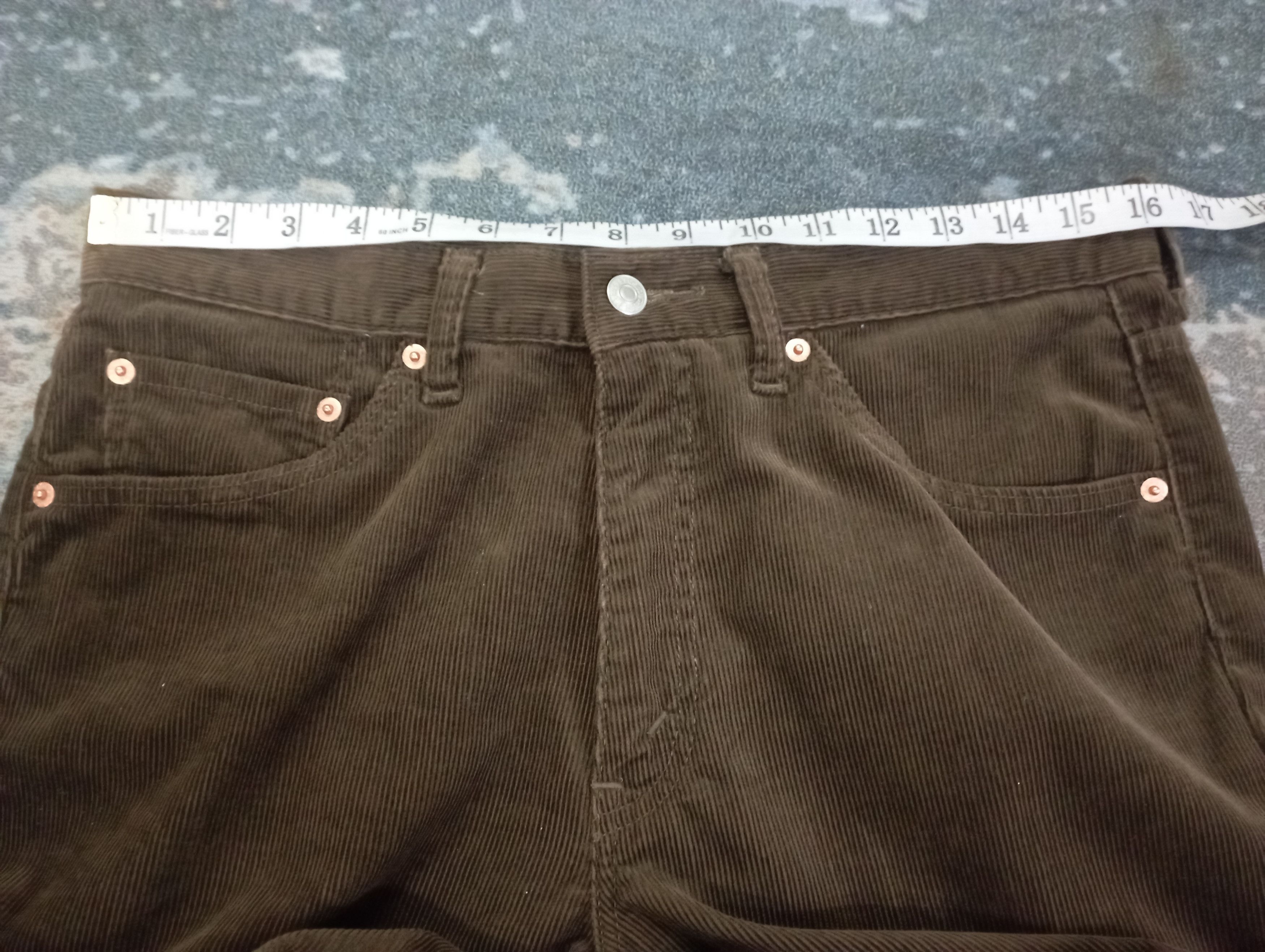 Levi's Flare Jeans Vintage Corduroy Dark Brown Levi's 537 Size US 32 / EU 48 - 17 Thumbnail