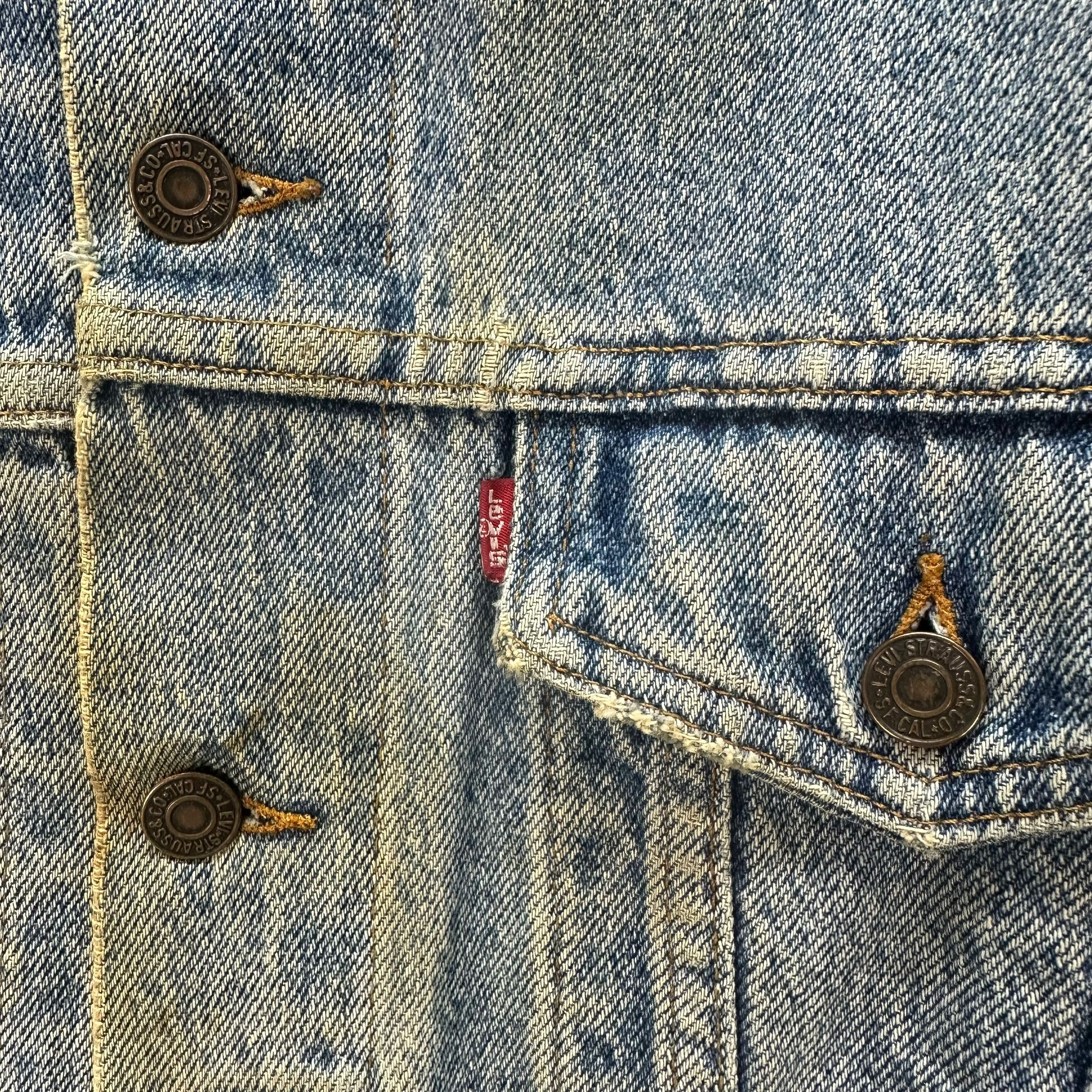 Levi's VINTAGE LEVIS 70507 DENIM JACKET MADE IN USA #8175-208 Size US L / EU 52-54 / 3 - 4 Thumbnail