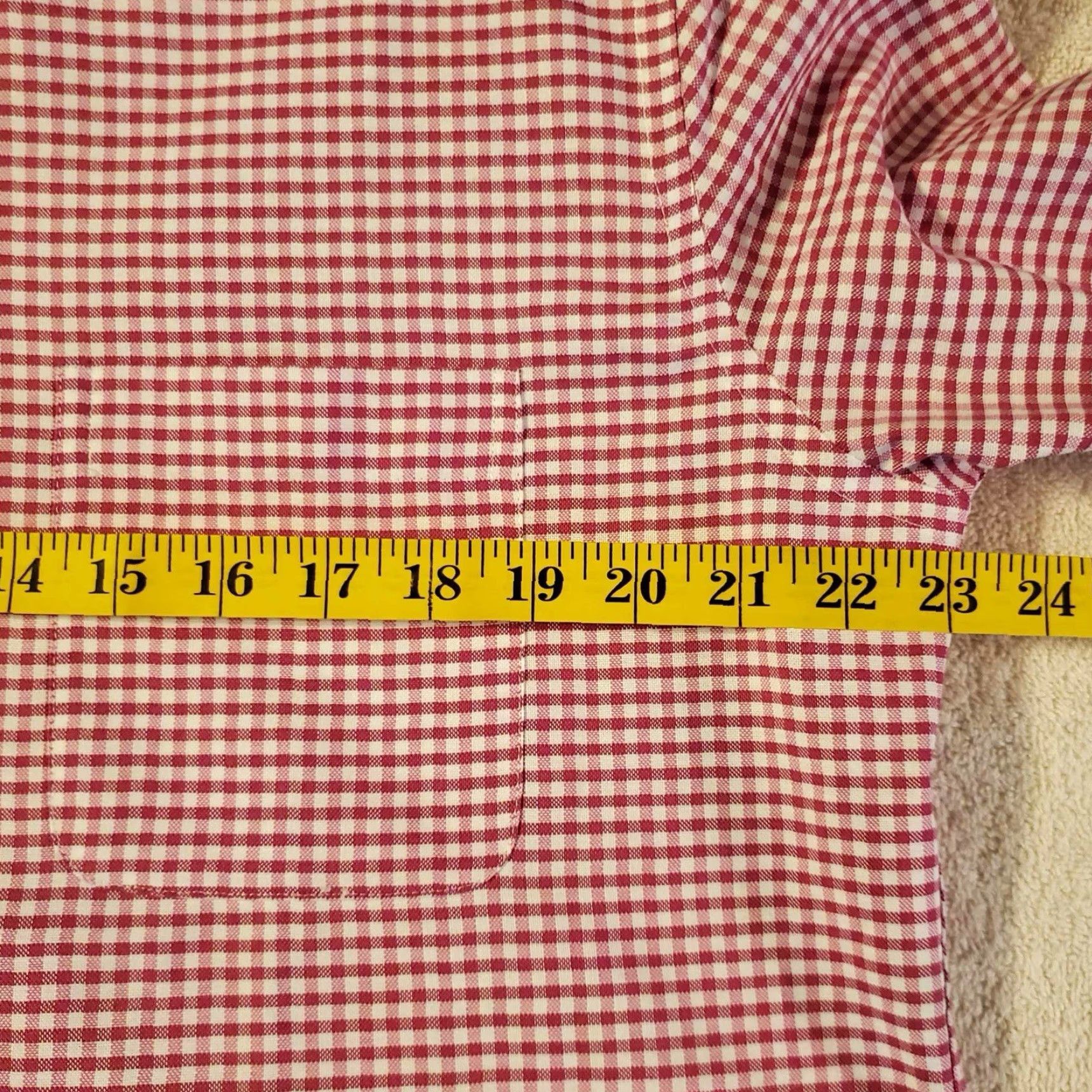 Stafford Stafford Mens Long Sleeve Button Up Oxford 16 Dress Shirt Plaid Non-Iron Multicolor Regular Mens Size US L / EU 52-54 / 3 - 3 Thumbnail
