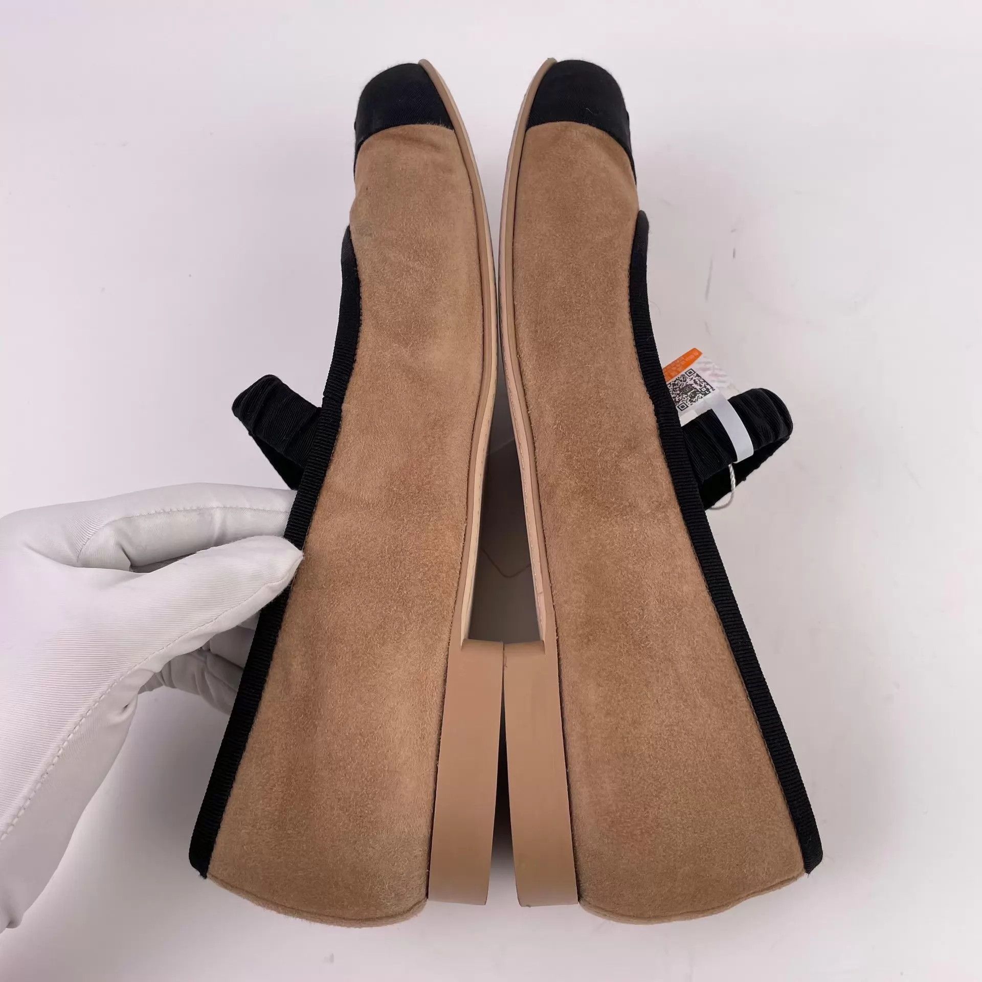 Chanel CHANEL Suede Colorblocked Flats 42 Size US 11.5 / IT 41.5 - 4 Thumbnail