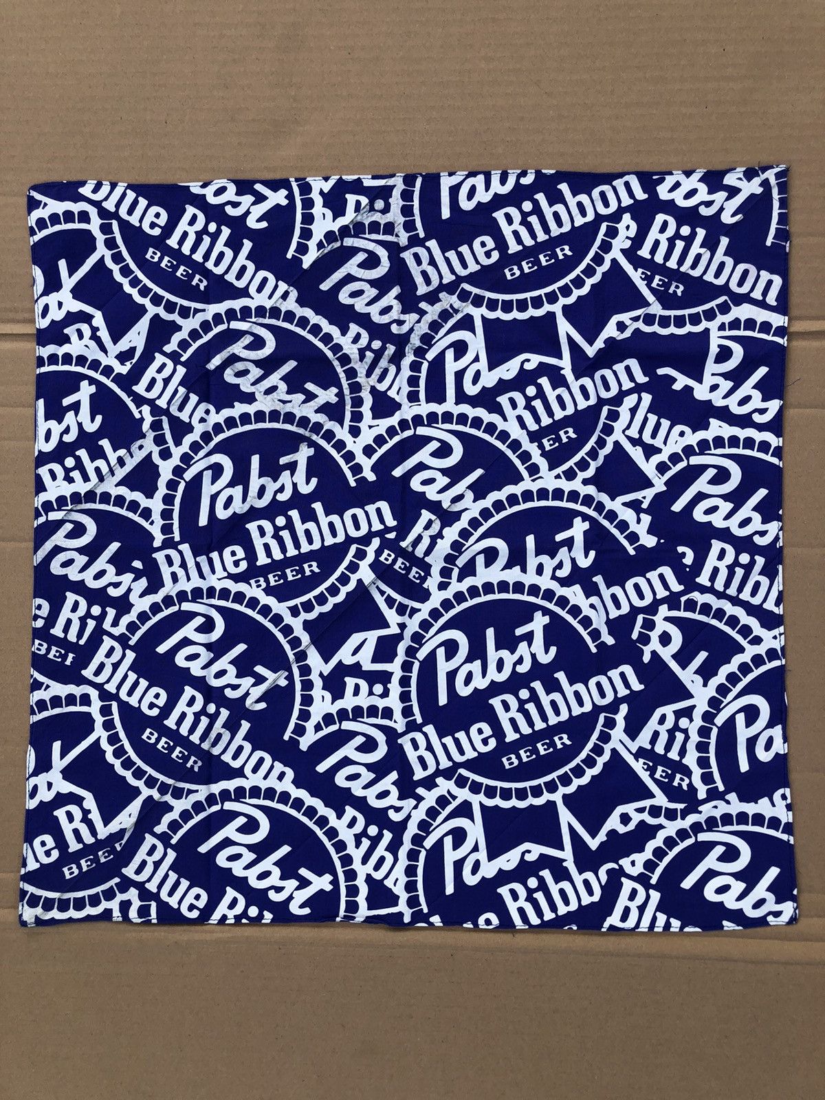 Japanese Brand Pabst Blue Ribbon Bandana / Scarve / Scarf Size ONE SIZE - 2 Thumbnail