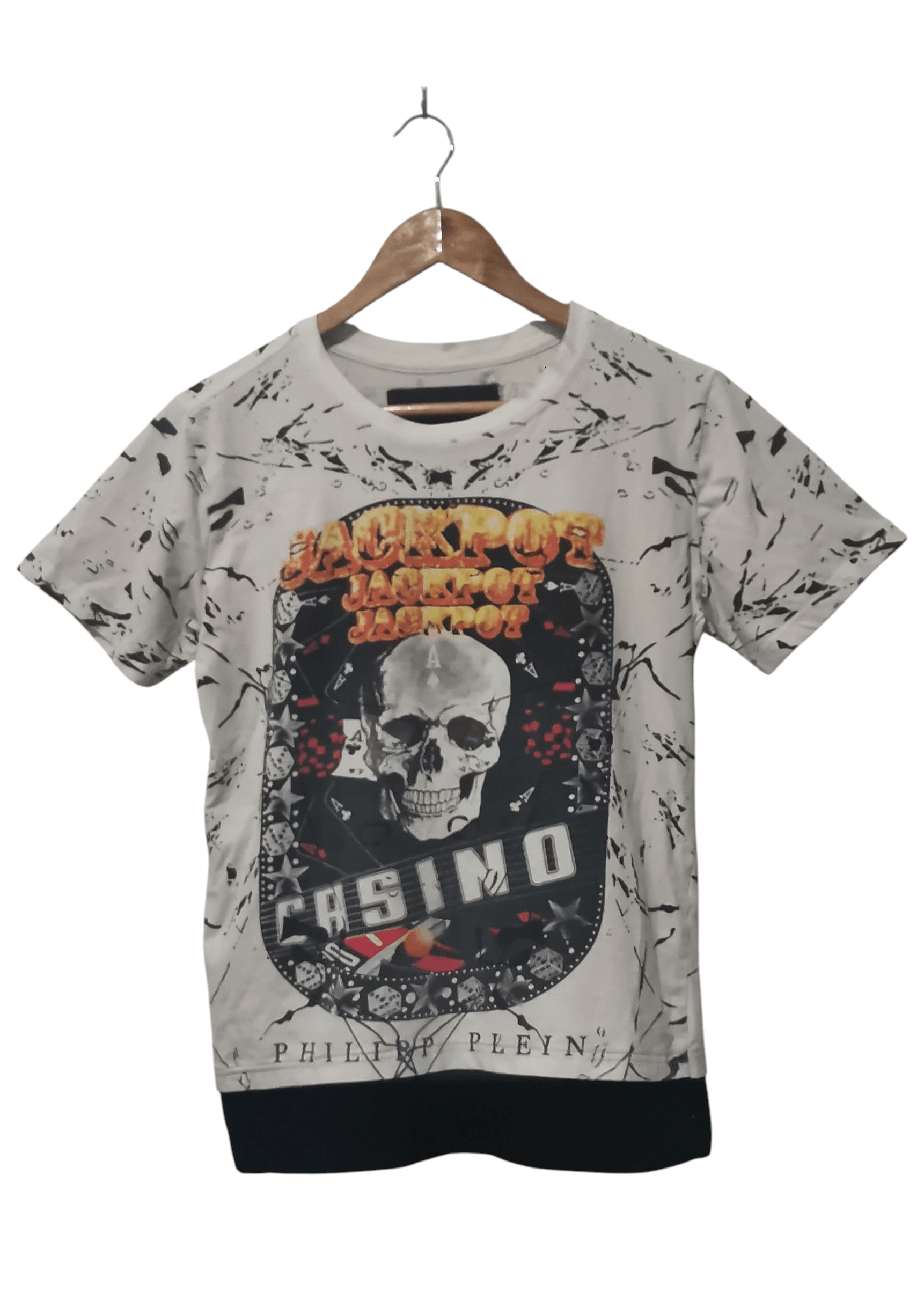 Philipp Plein Philipp Plein “Jackpot Casino” Skull Tee Size US M / EU 48-50 / 2 - 1 Thumbnail