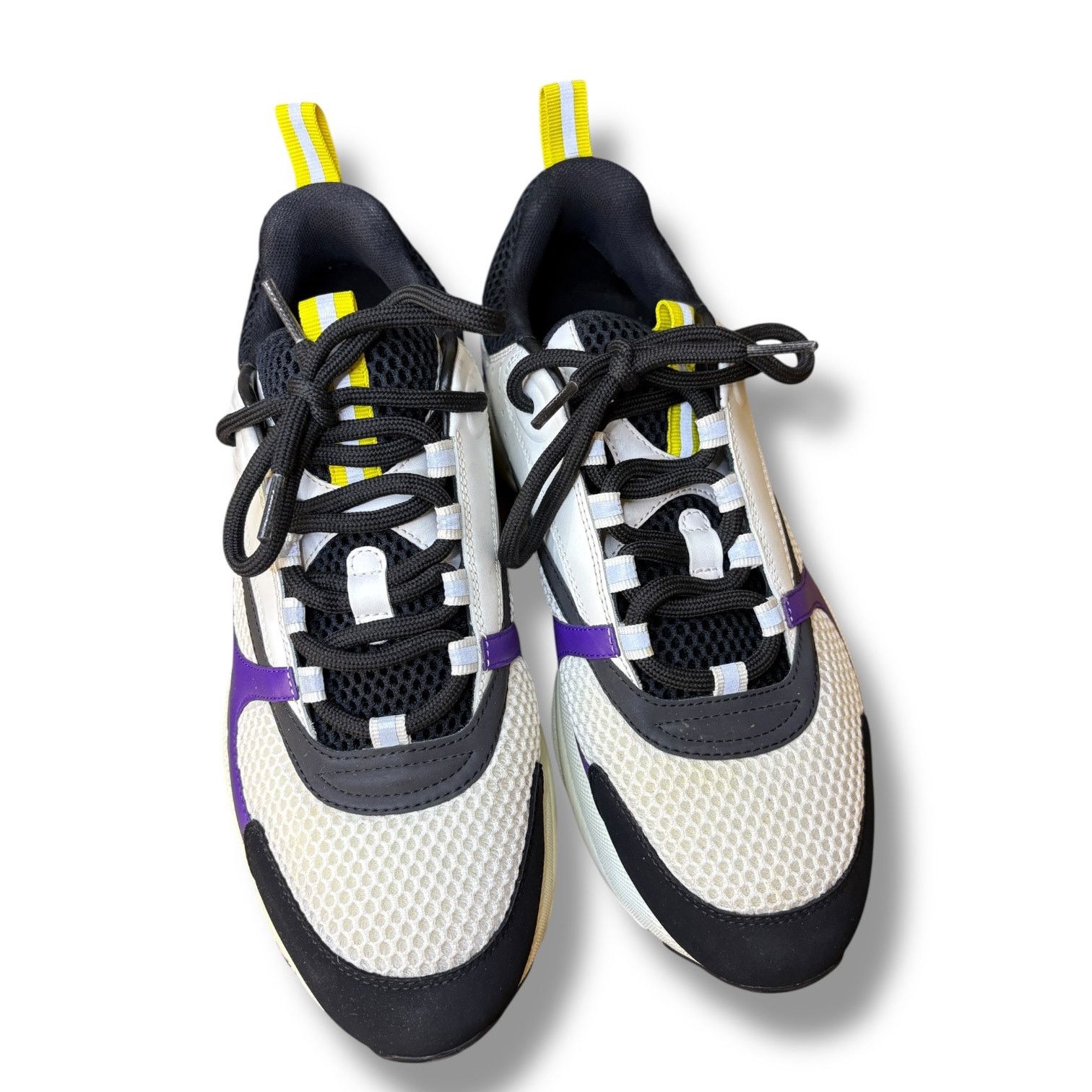 Dior Dior B22 "Laker" Purple / Yellow / Black Sneakers |Size 10US Size US 10 / EU 43 - 4 Thumbnail