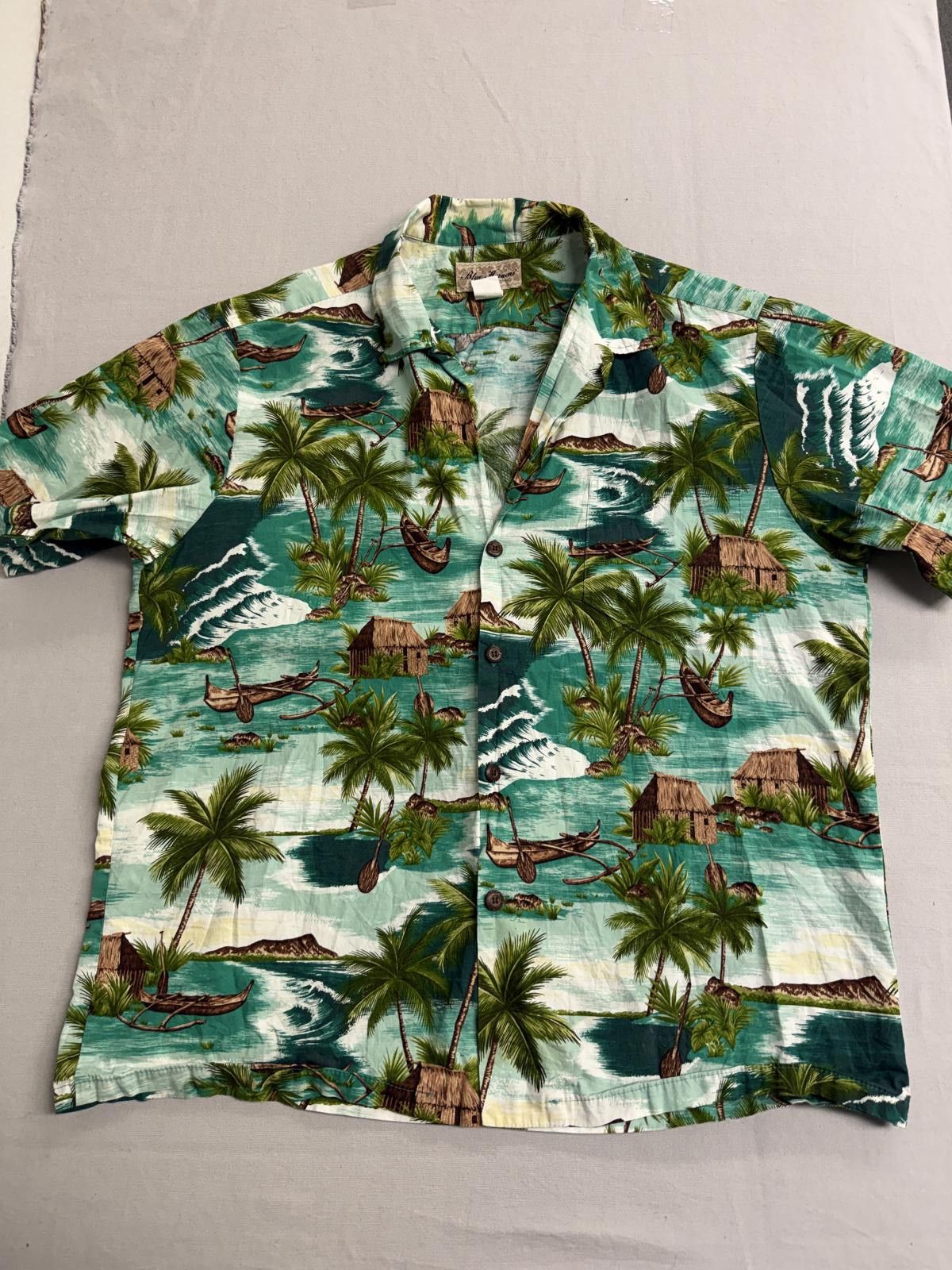 Other Blue Hawaii Mens Outrigger Hawaiian Shirt Made in Hawaii XL Size US XL / EU 56 / 4 - 1 Thumbnail