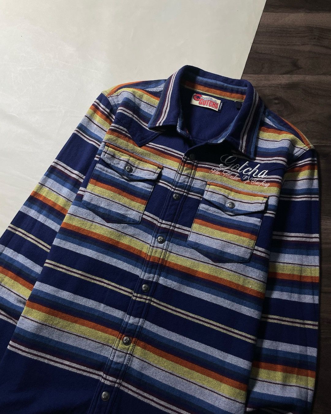 Japanese Brand HEAVY FLANNEL SHIRT WESTERN GOTCHA JAPAN SIZE M fit S Size US S / EU 44-46 / 1 - 3 Thumbnail