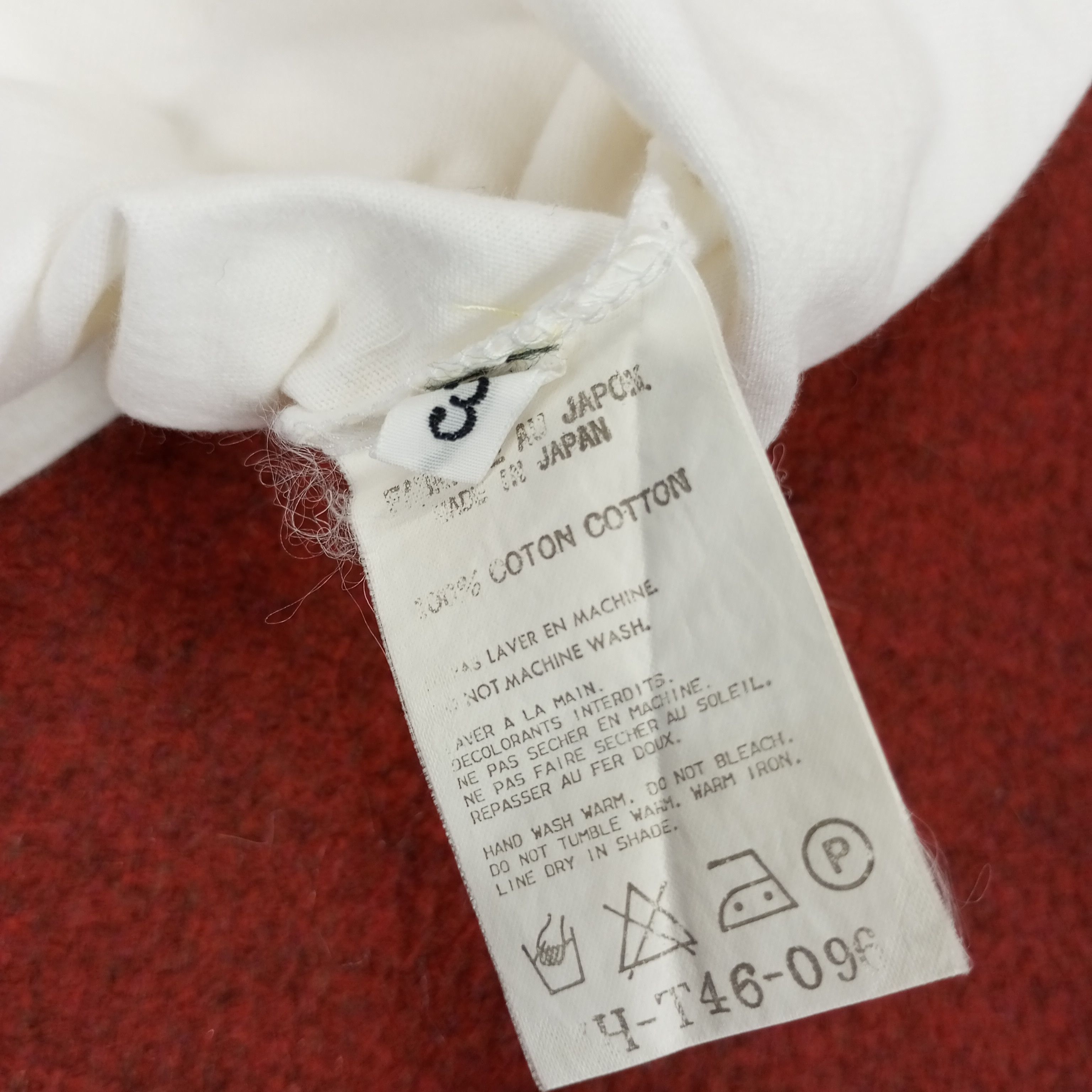 Designer Y's For Men Yohji Yamamoto Designer Brand Tshirt dp1 Size US M / EU 48-50 / 2 - 8 Thumbnail