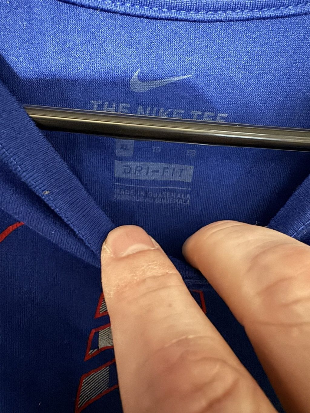 Nike New York Giants Football Nike Men T-Shirt Men Sz XL Blue Size US XL / EU 56 / 4 - 3 Thumbnail
