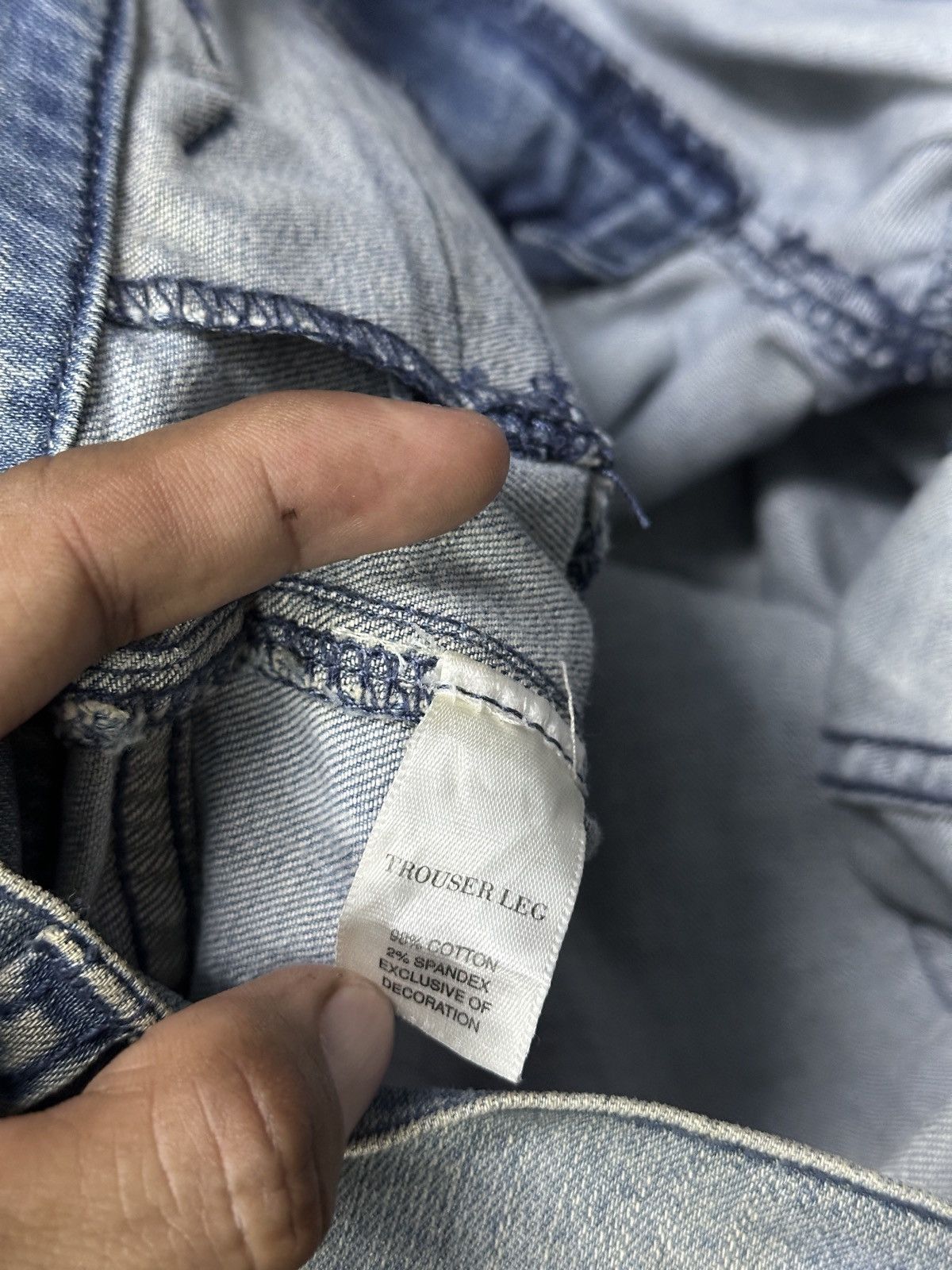 Japanese Brand White Black Noir 💥🎌 Flare Bootcut 90s Style 🎌 Size 36" / US 14 / IT 50 - 7 Thumbnail