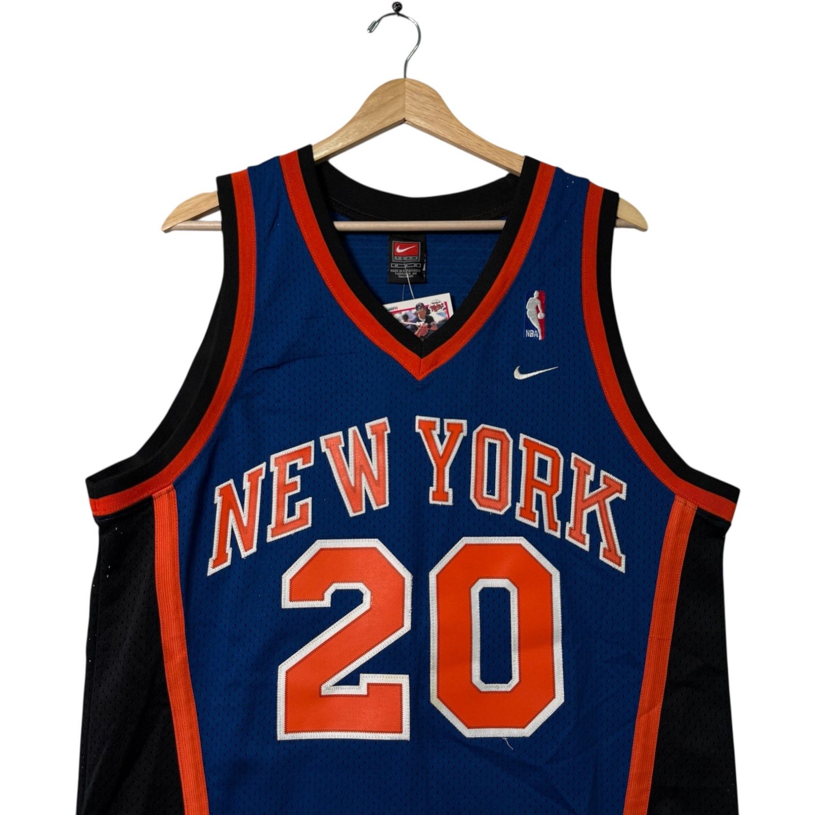 Nike Vintage Nike New York Knicks Allan Houston Jersey Medium Size US XL / EU 56 / 4 - 2 Thumbnail