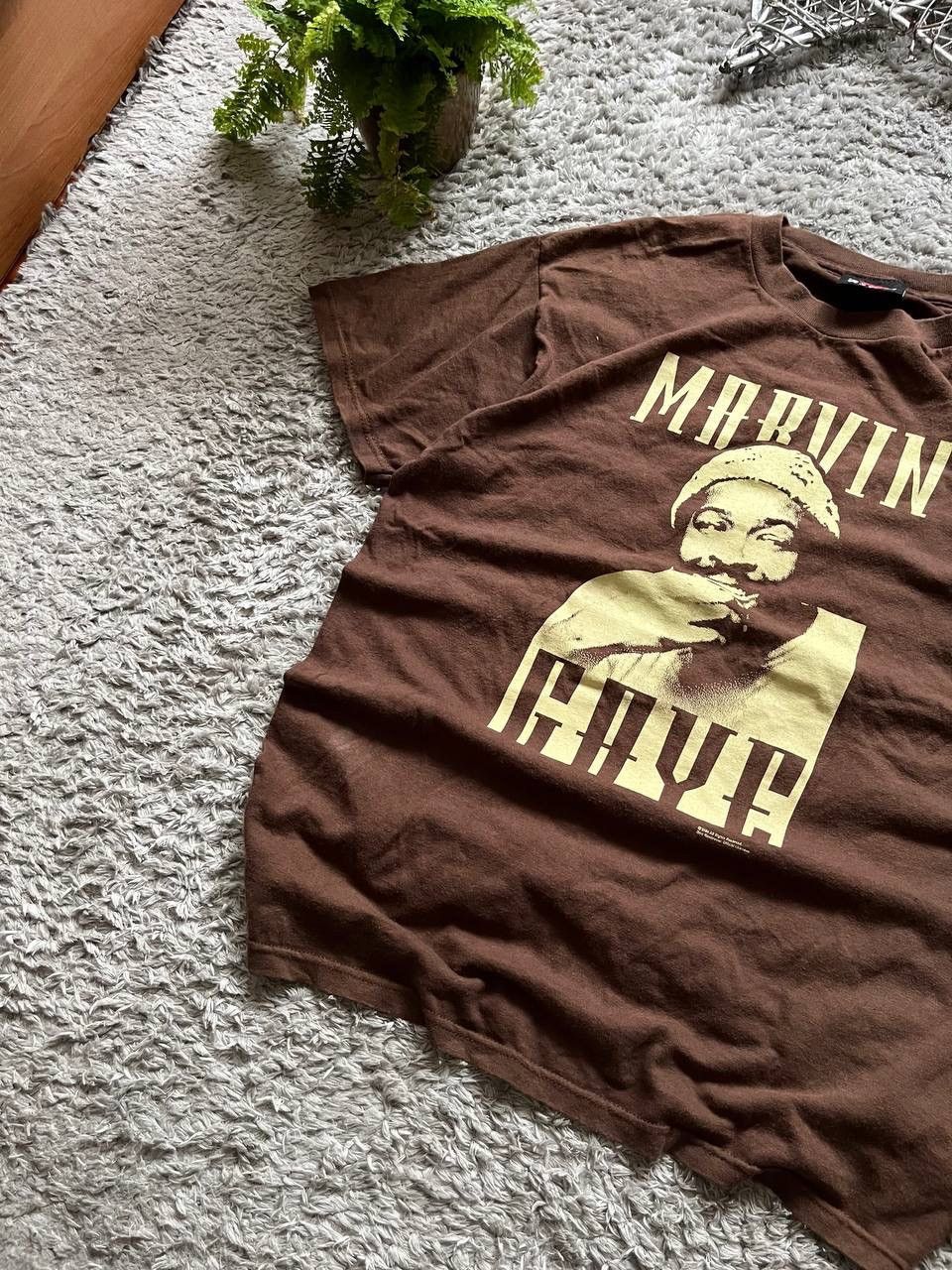 Vintage × Zion Rootswear 90s Zion Rootswear Marvin Gaye American Singer Big Logo Tee Size US L / EU 52-54 / 3 - 2 Thumbnail