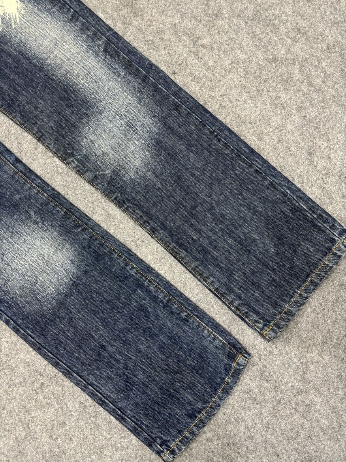 Japanese Brand 💥Insane💥MOVVE GEAR Seditionaries Stone Wash Denim F691 Size US 34 / EU 50 - 9 Thumbnail
