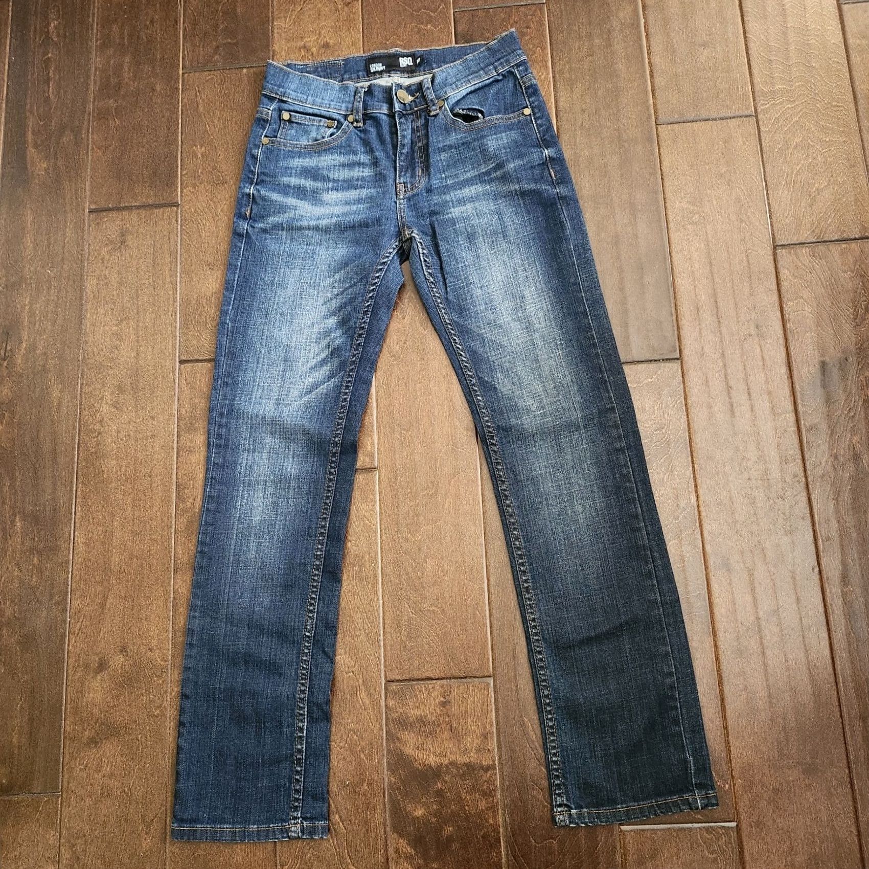 Rsq RSQ Women's JUNIOR London Skinny Denim Jeans - Size 12 - 5-Pocket Black? No Blue? Size 34" / US 12 / IT 48 - 2 Thumbnail