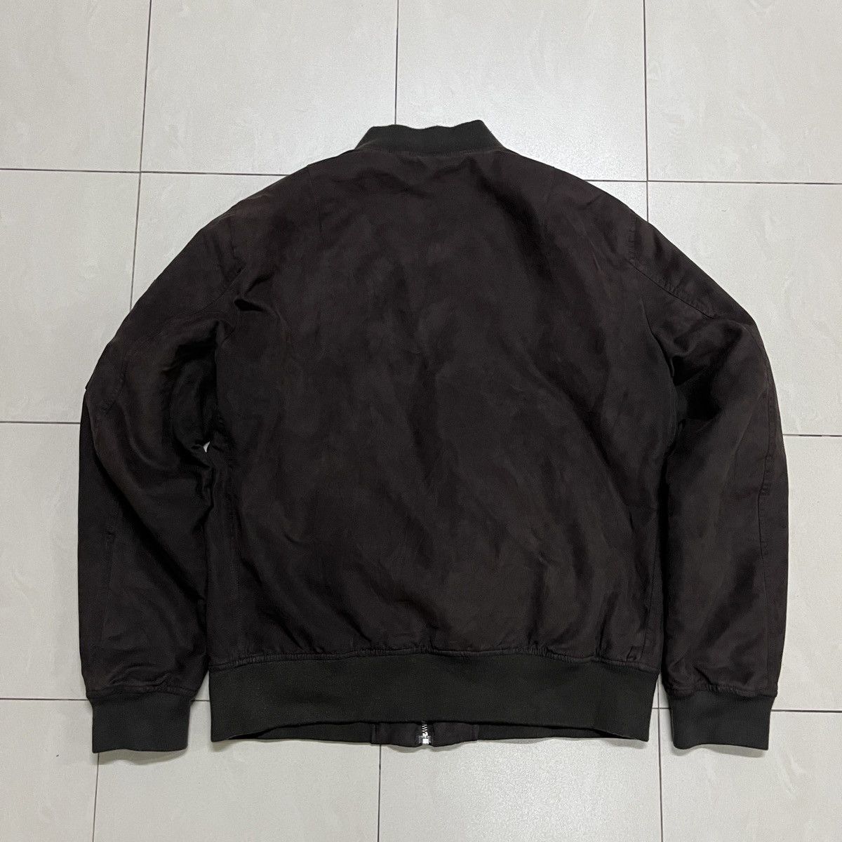 Japanese Brand × Uniqlo Uniqlo Suede Bomber Jacket Size US L / EU 52-54 / 3 - 14 Thumbnail