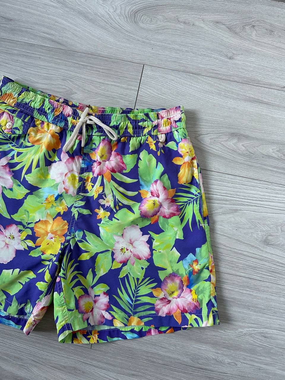 Vintage Polo Shorts Ralph Lauren Nylon Swim Shorts Size US 34 / EU 50 - 2 Thumbnail