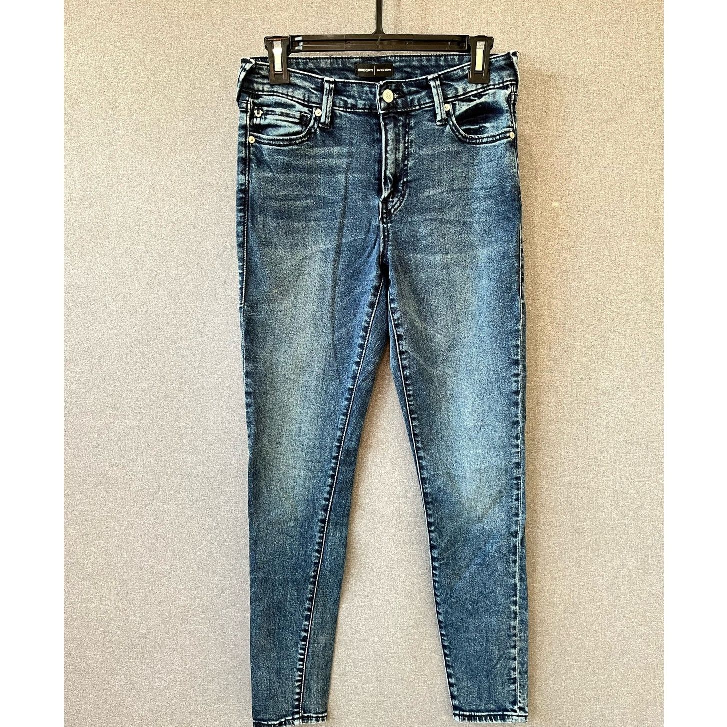 True Religion True Religion blue jean Jennie Mid Rise Skinny Jeans Size 28 Size 28" / US 6 / IT 42 - 1 Thumbnail