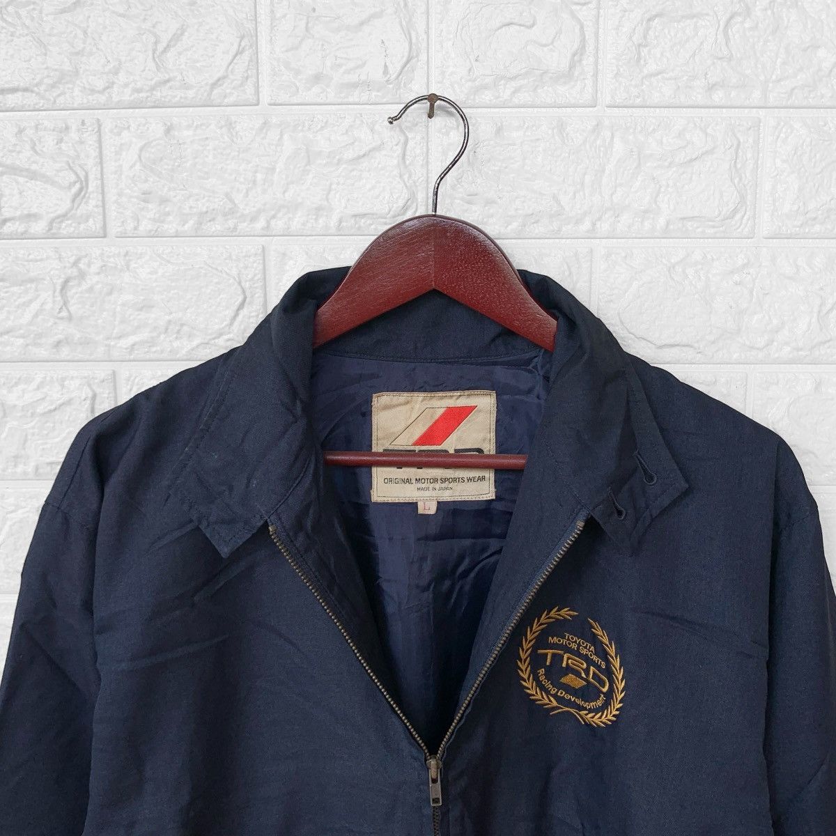 Vintage Vintage 90s Toyota Motorsport Navy Jacket Nylon Embroidered Size US M / EU 48-50 / 2 - 5 Thumbnail