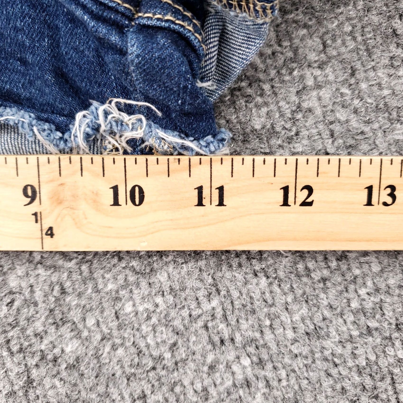 Zara Zara Pants Womens 4 Blue Trafaluc Shorts Mid Rise Wash Hot Cuffed Denim Size 27" / US 4 / IT 40 - 4 Thumbnail