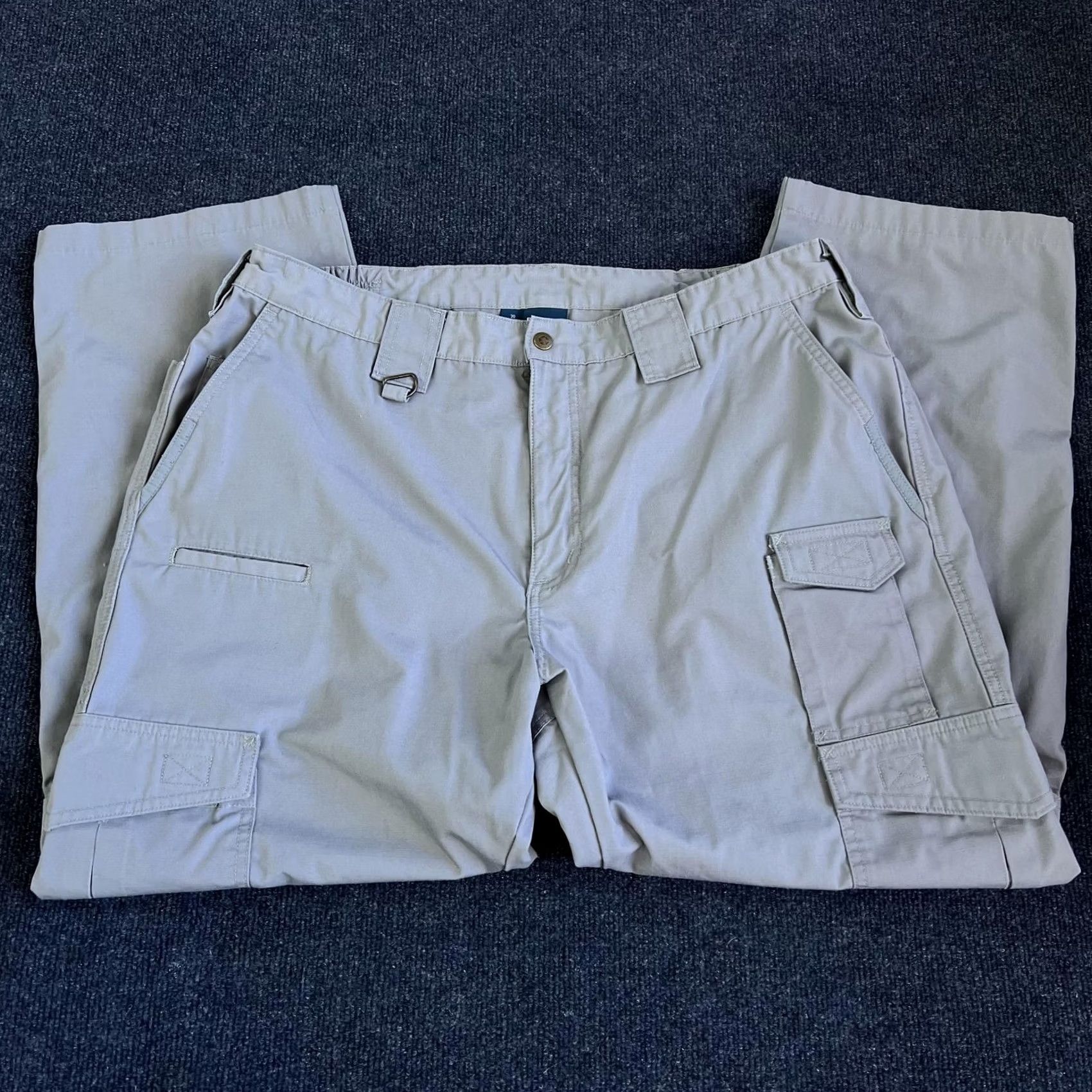 Propper VINTAGE: Propper Pants Womens 20 Gray Tactical Cargo Utility Ripstop Elastic Waist Size 42" / US 20 - 2 Thumbnail