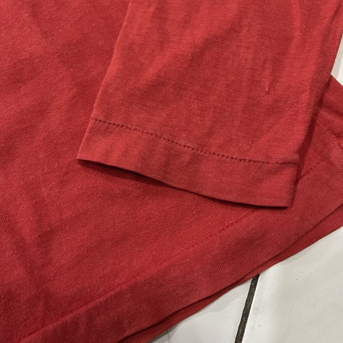 Issey Miyake Vintage issey miyake red longsleeve Size US M / EU 48-50 / 2 - 7 Thumbnail