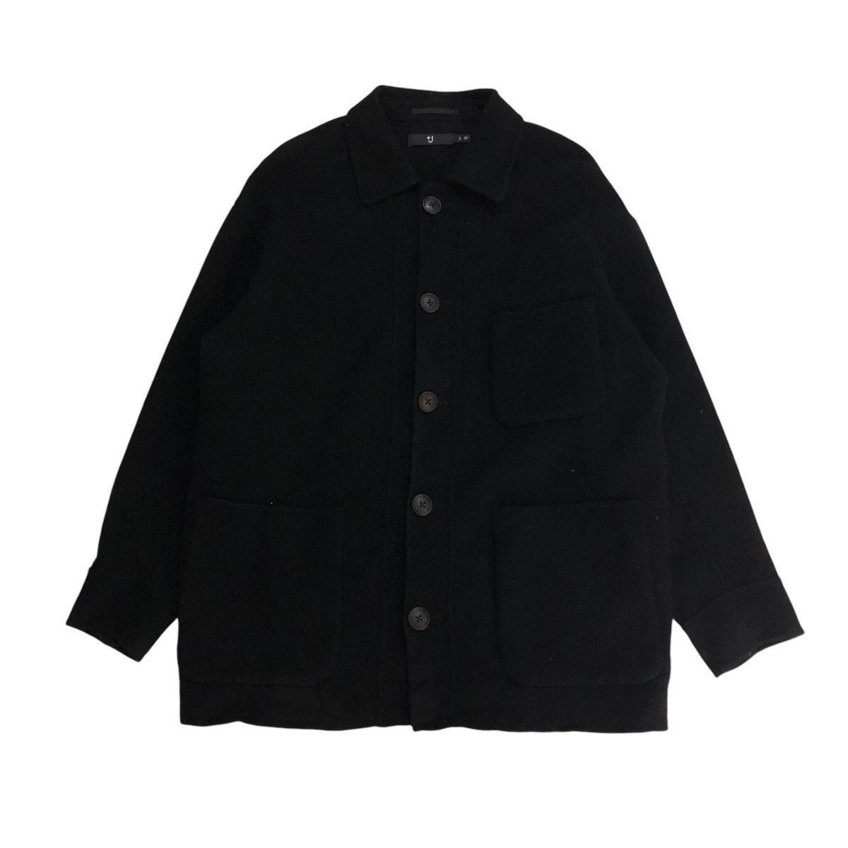 Japanese Brand 🔥VINTAGE WOOL BUTTON JACKET BIKER J+ By JILL SANDER Size US S / EU 44-46 / 1 - 1 Thumbnail