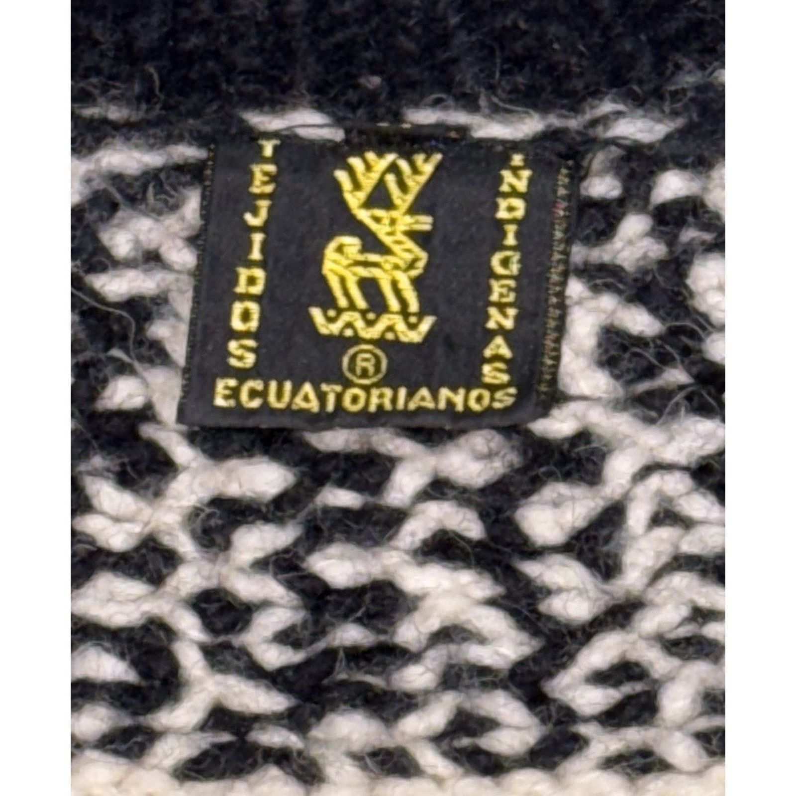 Handmade Men’s Vintage Hand Crafted Wool Inca Geometric Pattern Coat Size US M / EU 48-50 / 2 - 10 Thumbnail