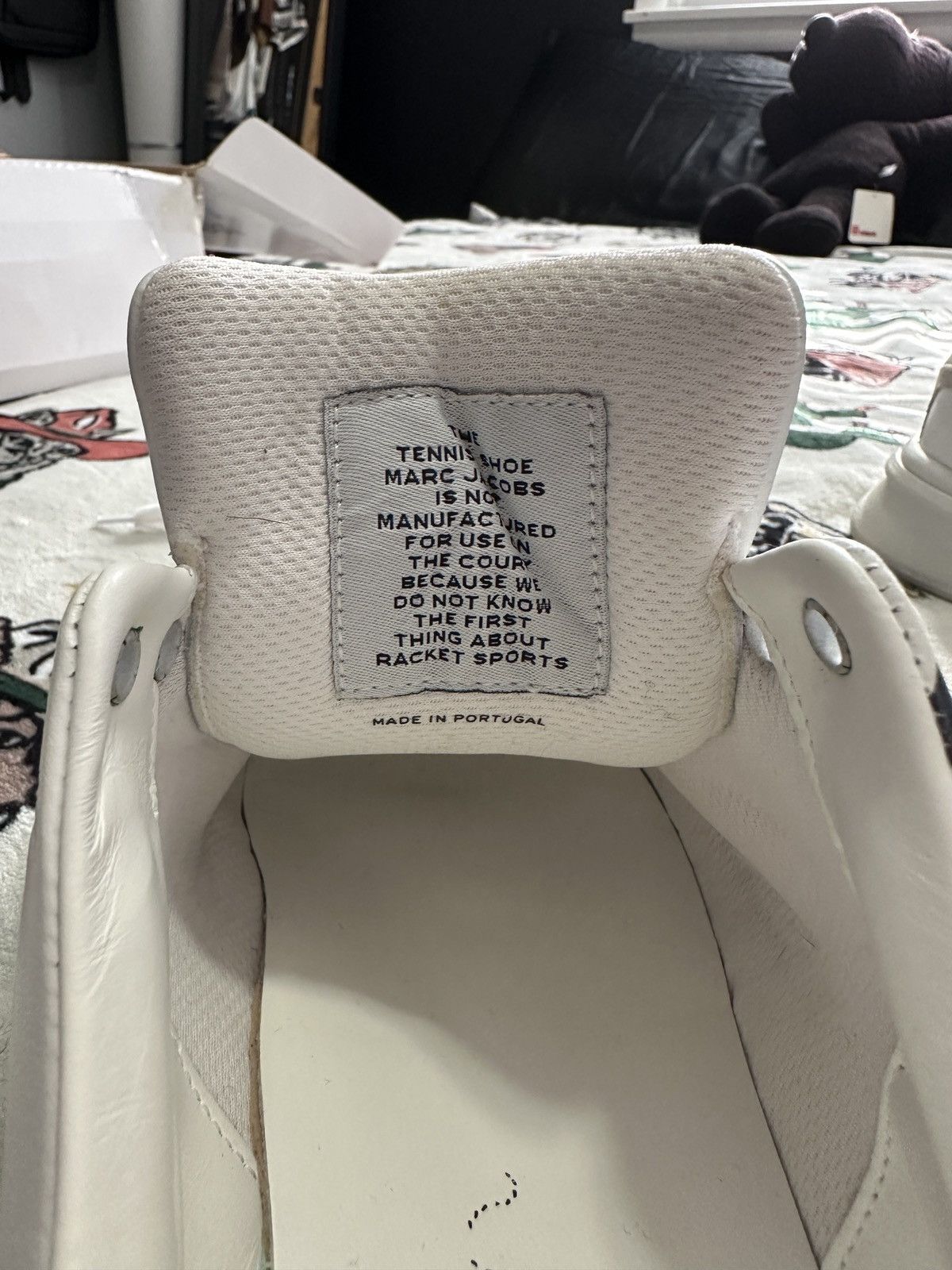 Marc Jacobs × Peanuts Leather Tennis Shoe Sneakers Size US 7 / EU 40 - 9 Thumbnail