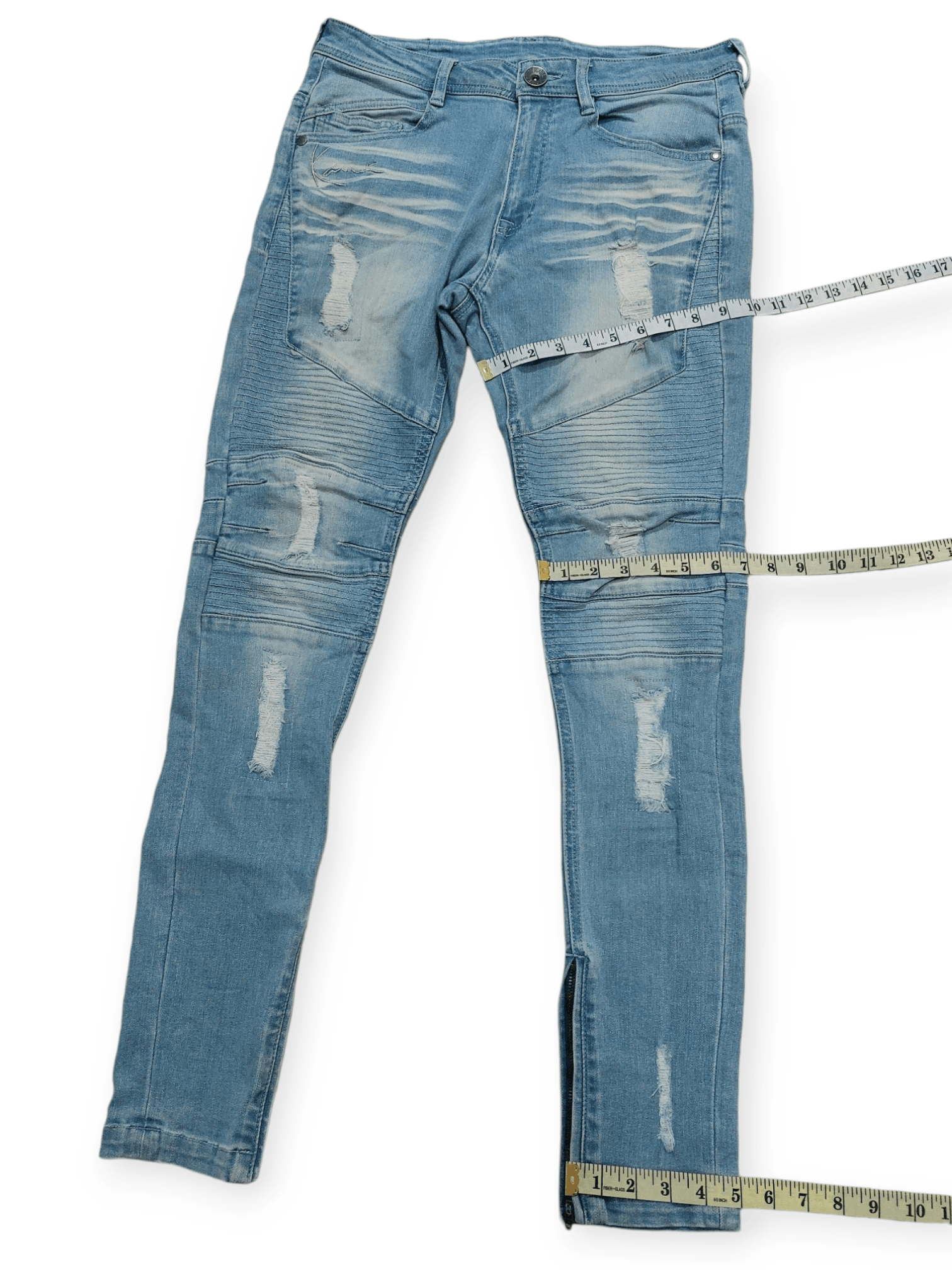 Karl Kani FYE🔥 Karl Kani Punk Biker Denim Size US 32 / EU 48 - 20 Thumbnail