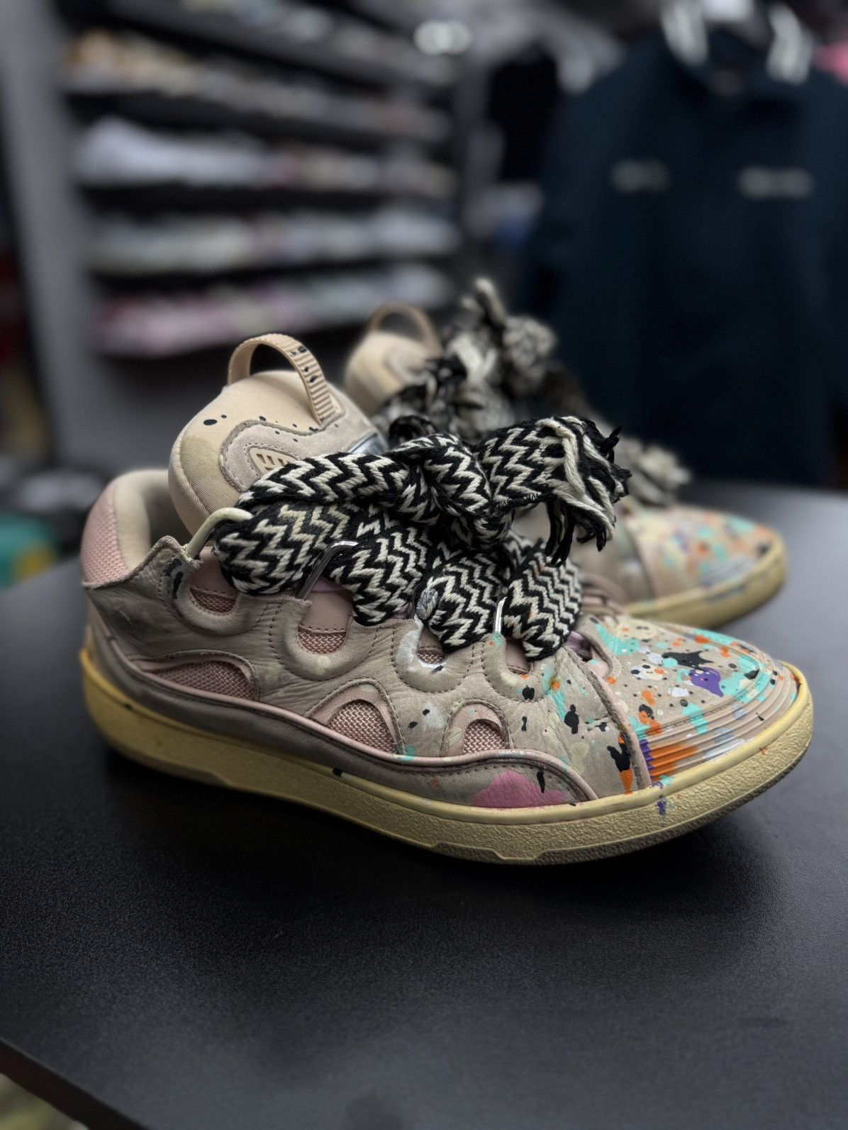Gallery Dept. × Lanvin Gallery DEPT Lanvin Sneakers Pink Size 42EU/9US $1300 Size US 9 / EU 42 - 2 Thumbnail