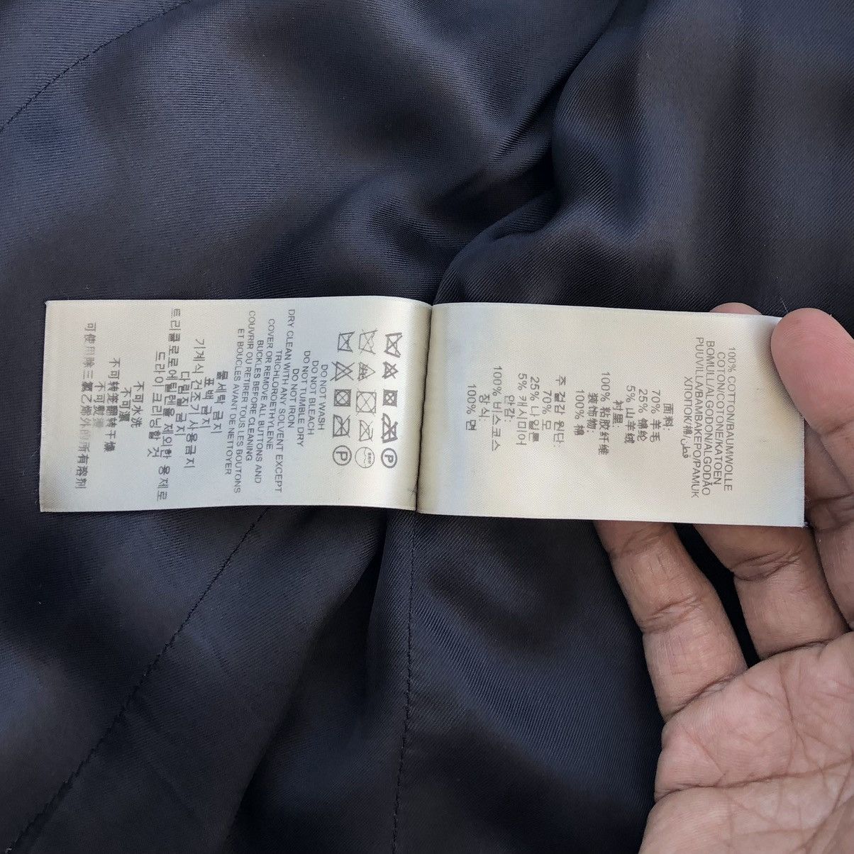 Burberry Burberry Brit Black Wool Blend Zip-Pocket Trench Coat Size M / US 6-8 / IT 42-44 - 23 Thumbnail