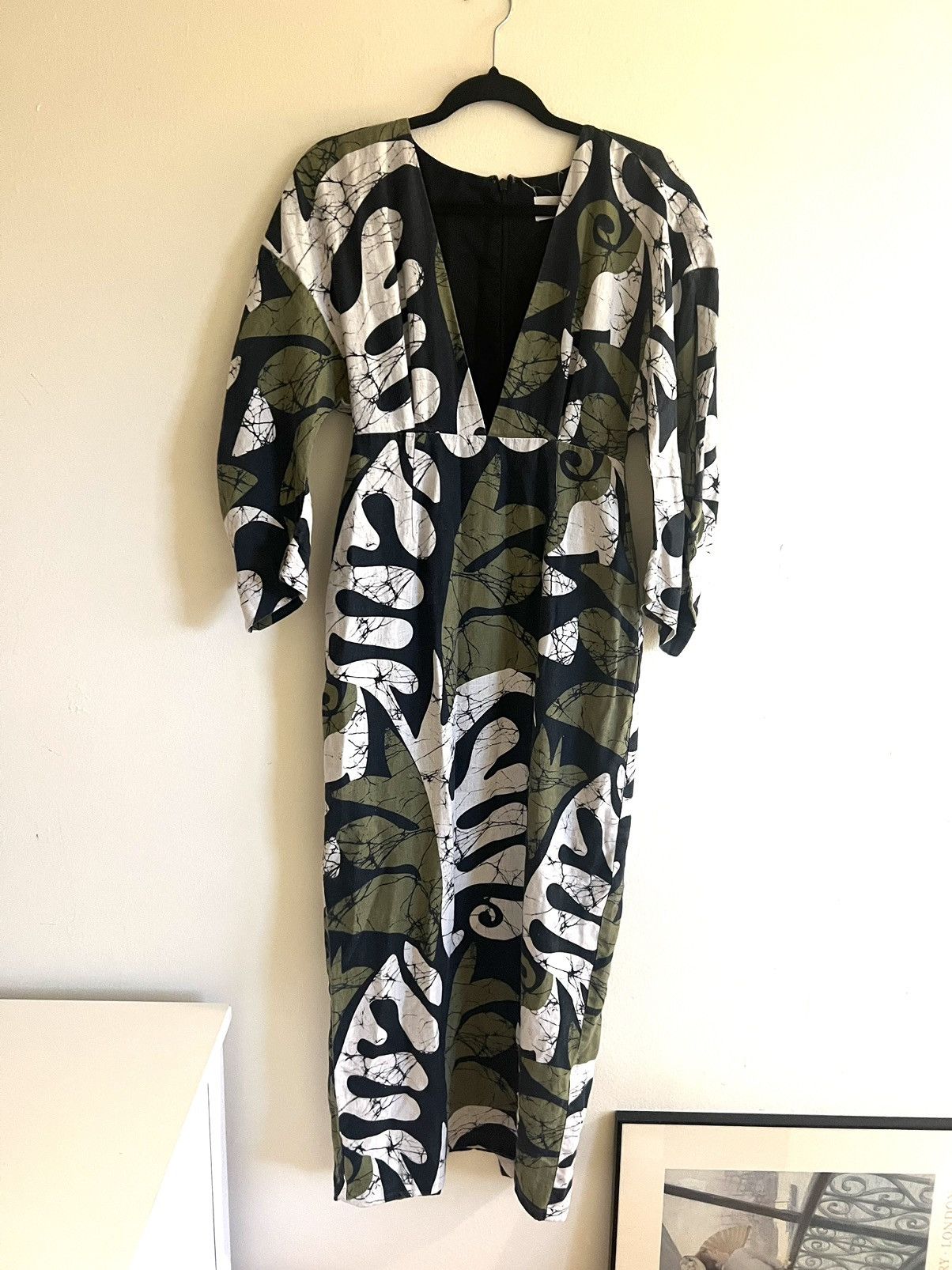 Mara Hoffman Mara Hoffman Irina Dress deep V-neck size 2 CL Size XS / US 0-2 / IT 36-38 - 2 Thumbnail