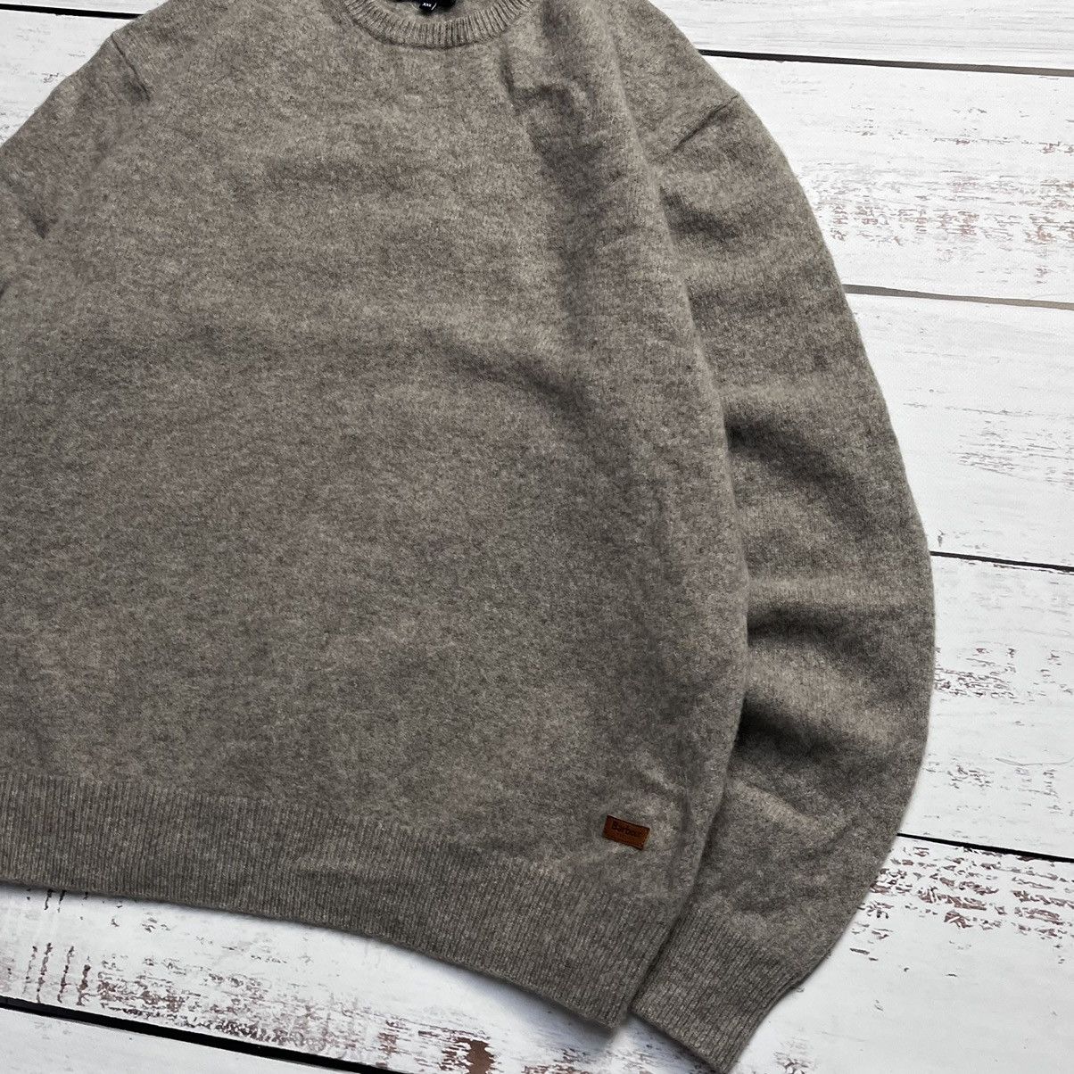 Barbour × Vintage Barbour Essential Patch Sweater Wool Knitted Vintage Y2K Size US M / EU 48-50 / 2 - 6 Thumbnail