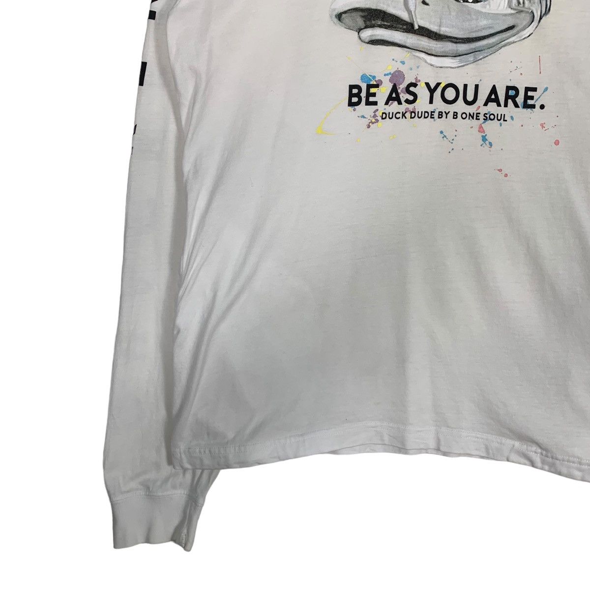 Japanese Brand B ONE SOUL Duck Dude Big Logo Pullover Hoodies #0595-C28 Size US M / EU 48-50 / 2 - 6 Thumbnail