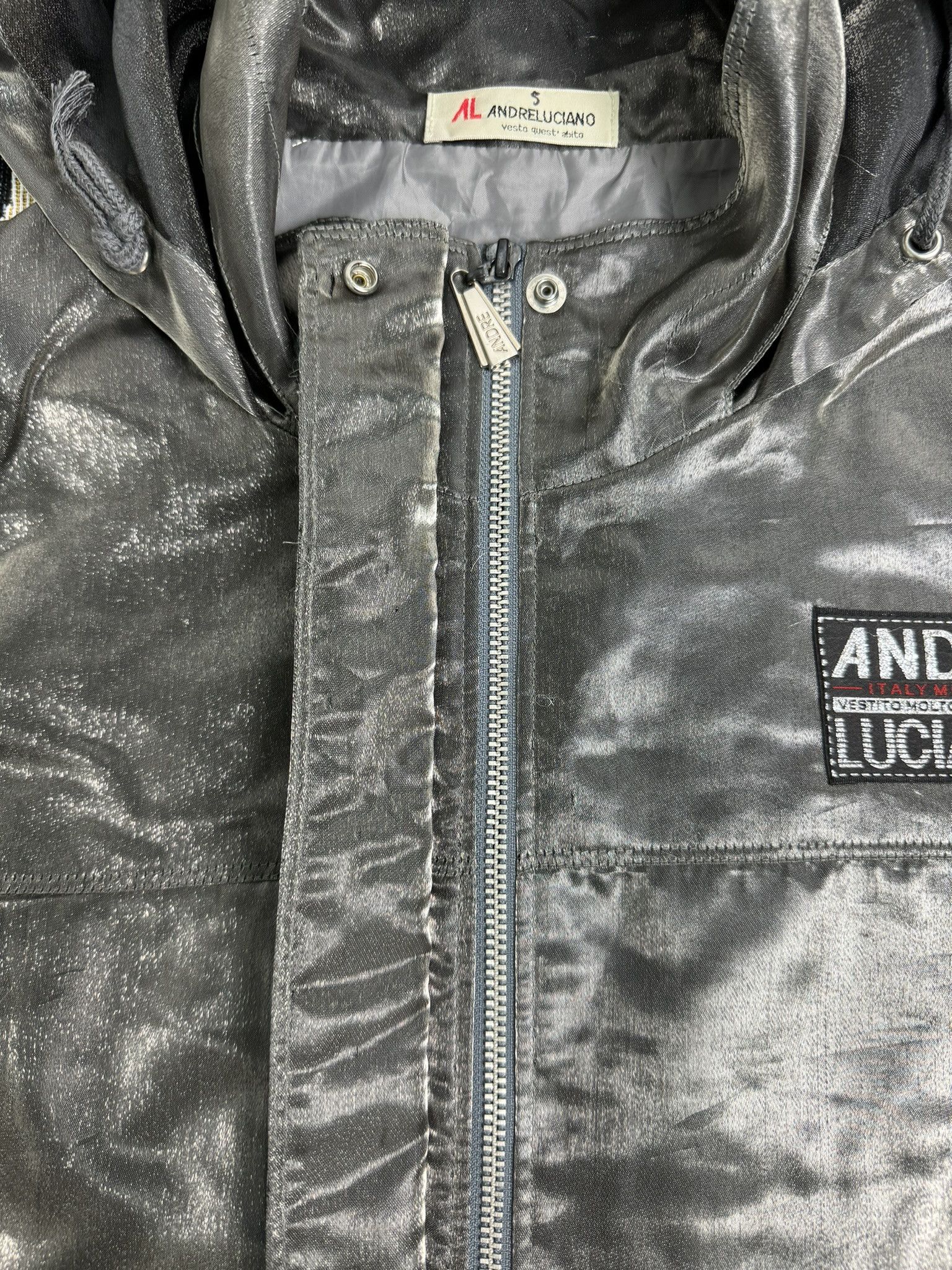 Andreluciano Andreluciano Italy Milano Blink Metallic Light Jacket Size US L / EU 52-54 / 3 - 8 Thumbnail