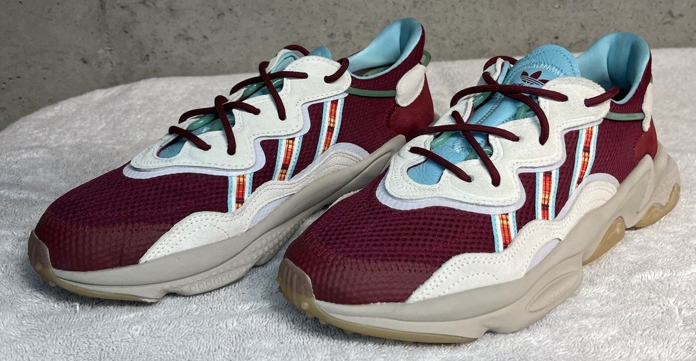 Adidas × size? Adidas size? x Ozweego ‘Lake Oswego’ Burgundy Men's Size 9.5 Size US 9.5 / EU 42-43 - 1 Thumbnail