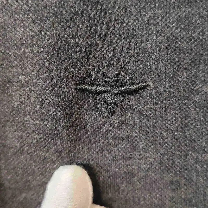 Dior Dior Gray Wool Men's Polo Shirt . Size US M / EU 48-50 / 2 - 4 Thumbnail
