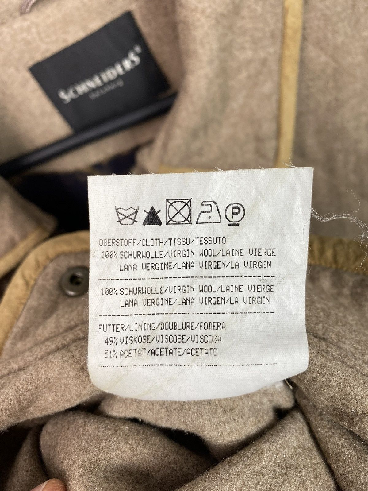 Designer × Stephan Schneider SchneiderS Salzburg Luxury women lana wool jacket Nathalie Size L / US 10 / IT 46 - 17 Thumbnail