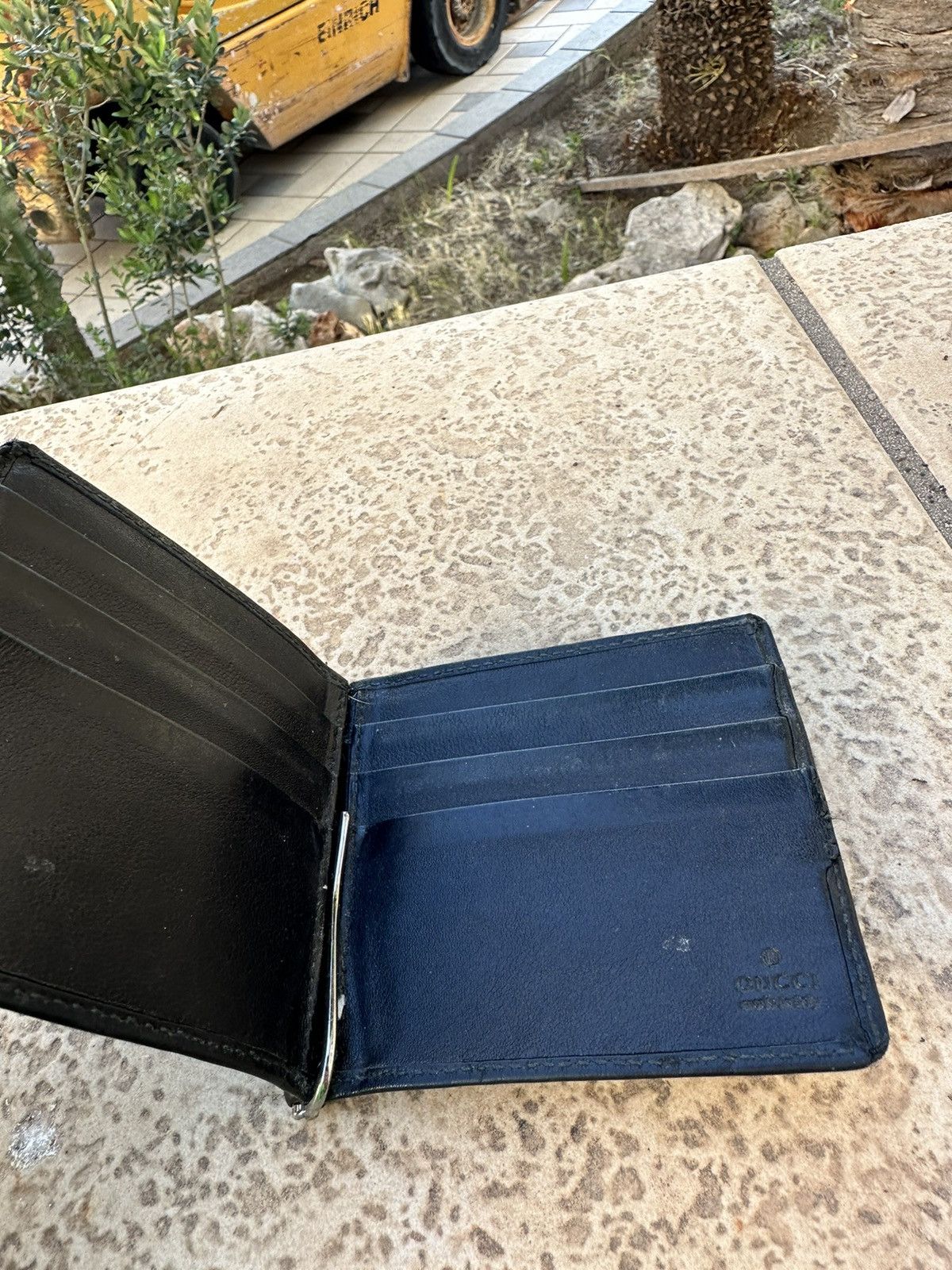 Gucci Gucci Monogram Leather Black Wallet Size ONE SIZE - 5 Thumbnail