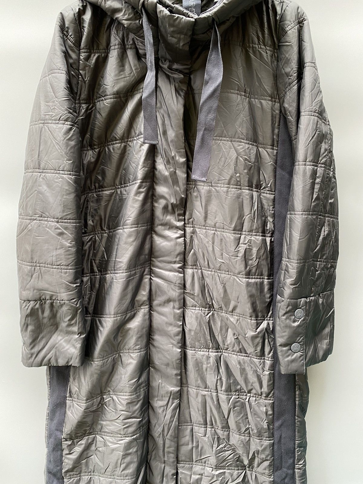 Marella × Max Mara Marella Monochrome Hooded Coat Size XS / US 0-2 / IT 36-38 - 4 Thumbnail