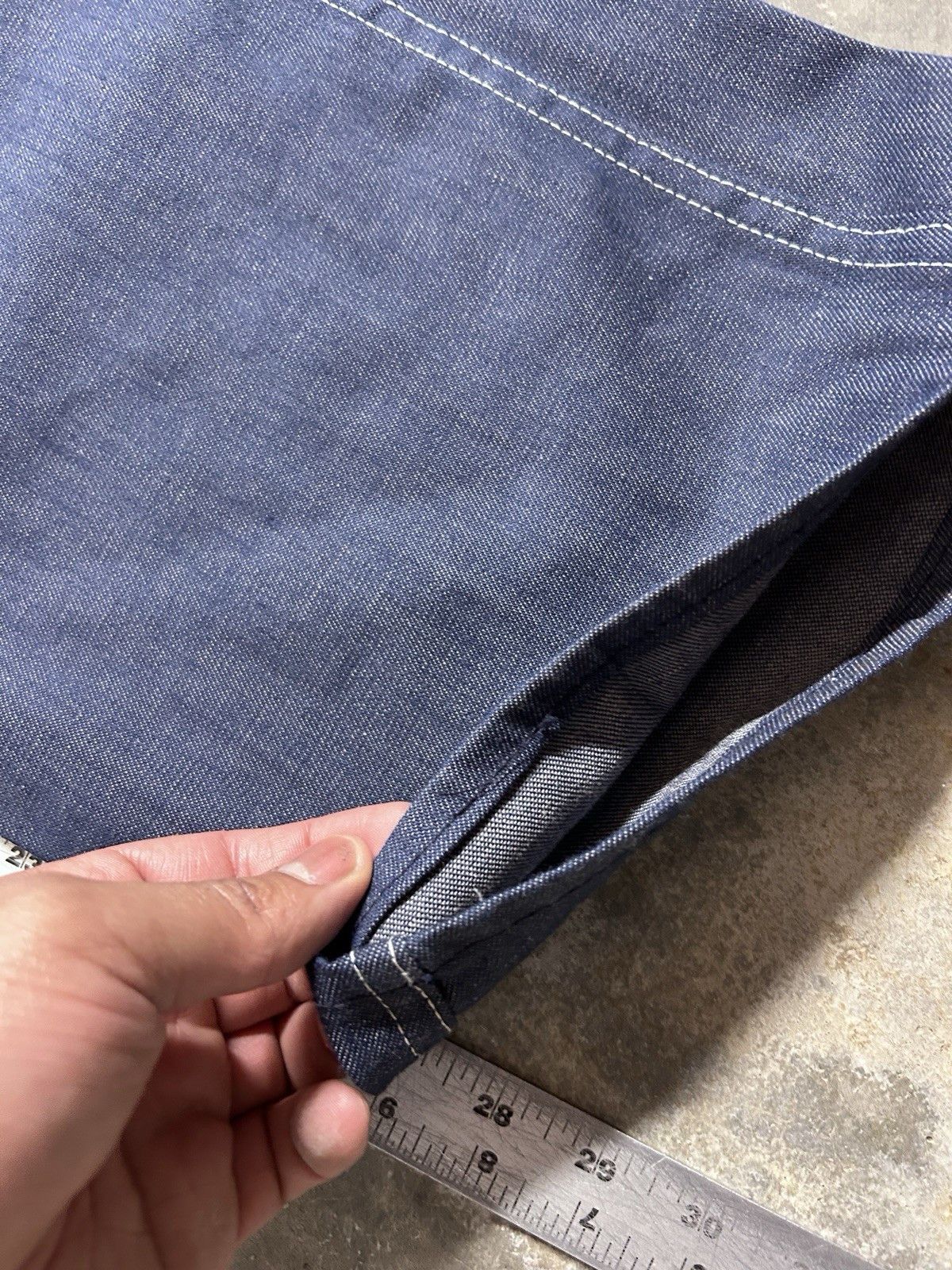 Sears Vintage 70s Sears Union Made Denim Overalls Bibs 32x29 Size US 32 / EU 48 - 8 Thumbnail