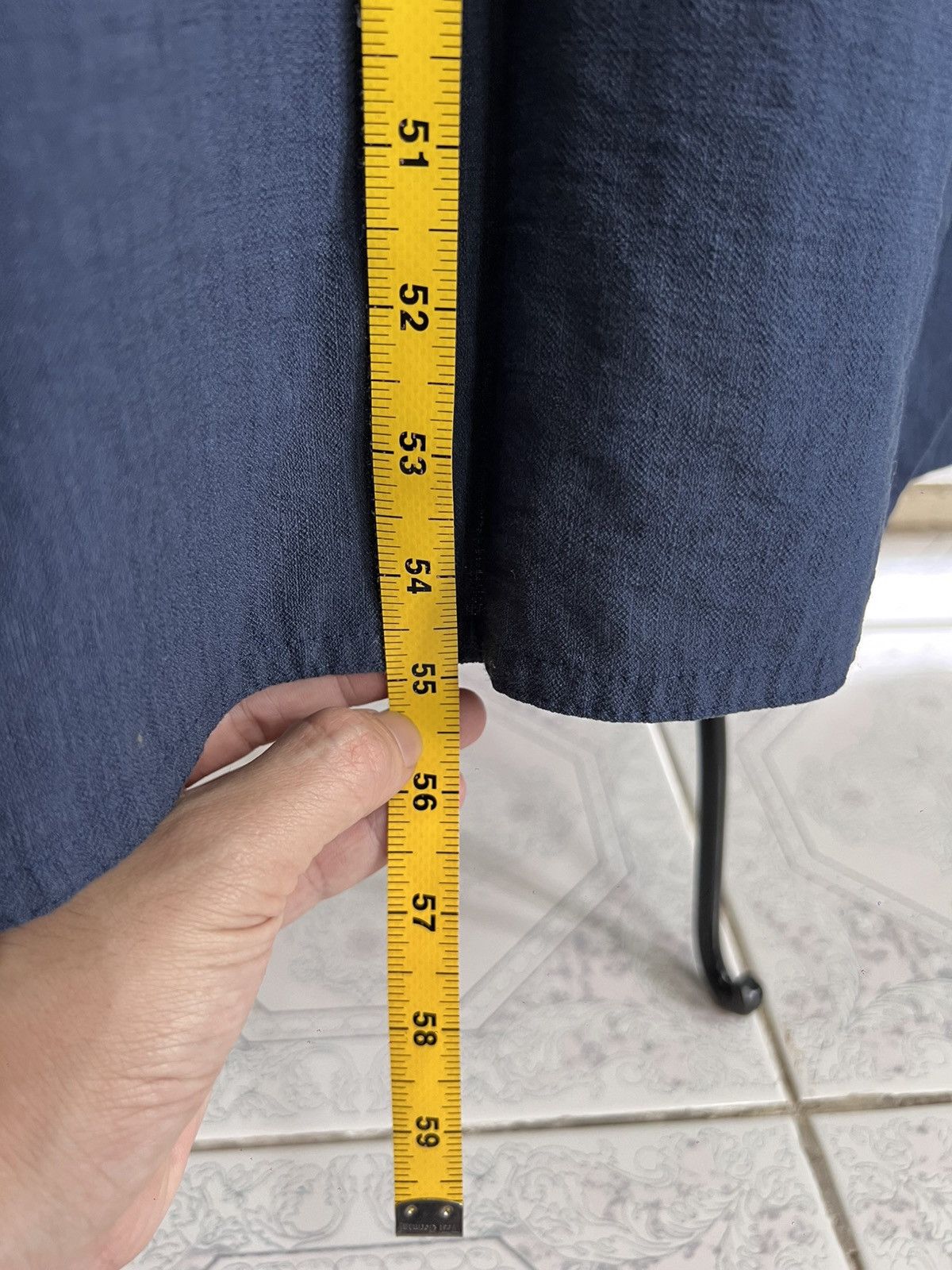 Other Minimalist Asymmetrical Long Robe Coat | Two Tone Outerwear Size ONE SIZE - 3 Thumbnail