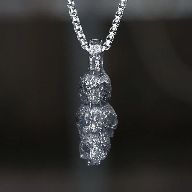 Jewelry 3 Skull Pendant Necklace Size ONE SIZE - 2 Thumbnail