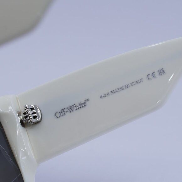 Off-White Off-White OERI148 DOVER 0107 Sunglasses White Square Frame Size ONE SIZE - 6 Thumbnail