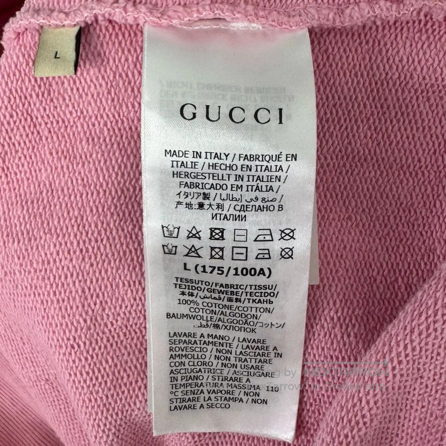 Gucci Gucci Pink Star Print Sweatshirt L Size. Size L / US 10 / IT 46 - 4 Thumbnail