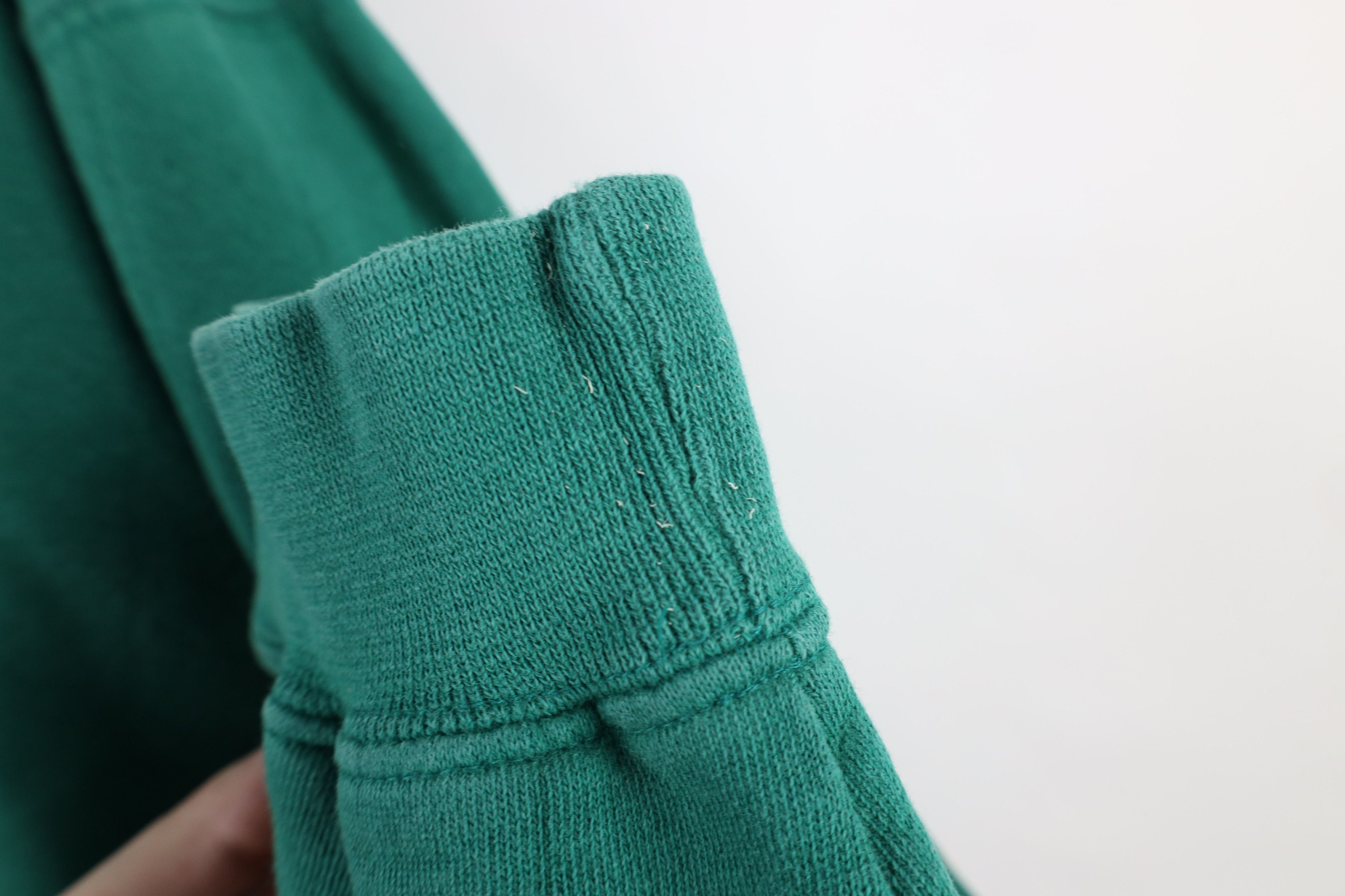 Vintage Vintage 90s Streetwear Collared Pullover Sweatshirt Green Size US XL / EU 56 / 4 - 9 Thumbnail