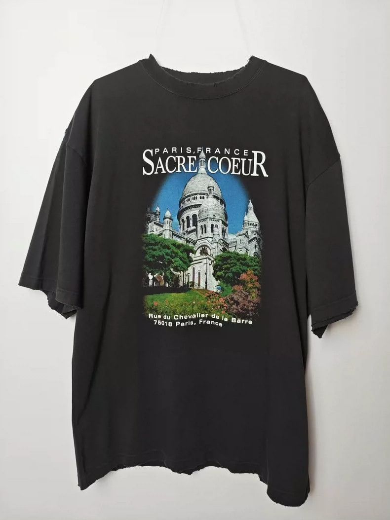 Balenciaga Balenciaga Logo Letter Pattern Printed Short Sleeve Loose Size US XS / EU 42 / 0 - 1 Thumbnail